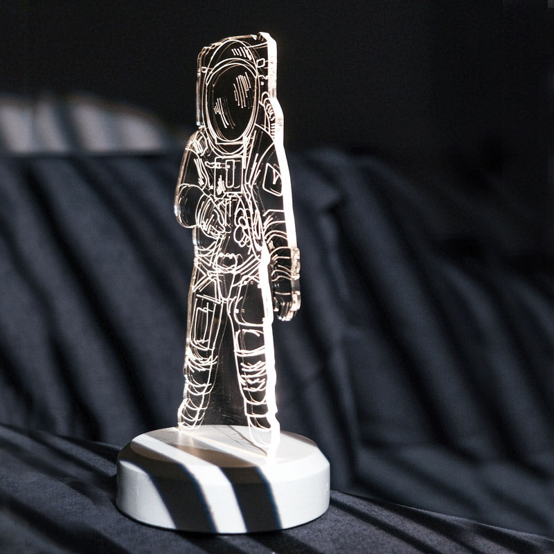 Astronaut Space Themed Battery Operated Table Lamp