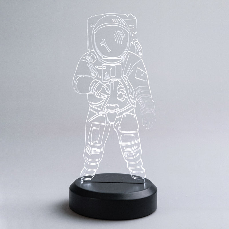 Astronaut Space Themed Battery Operated Table Lamp