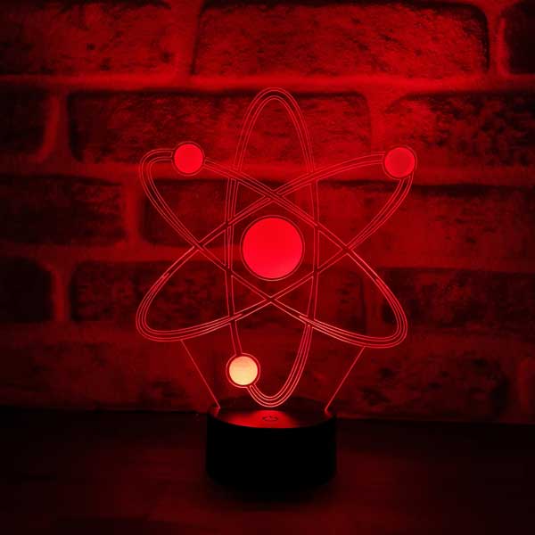 Atom Figürlü Dekoratif Hediye Led Masa Lambası | BYLAMP