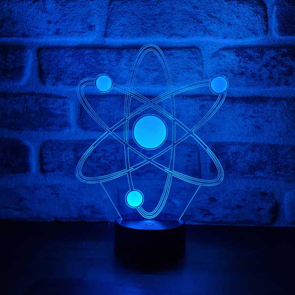 Atom Figürlü Dekoratif Hediye Led Masa Lambası | BYLAMP