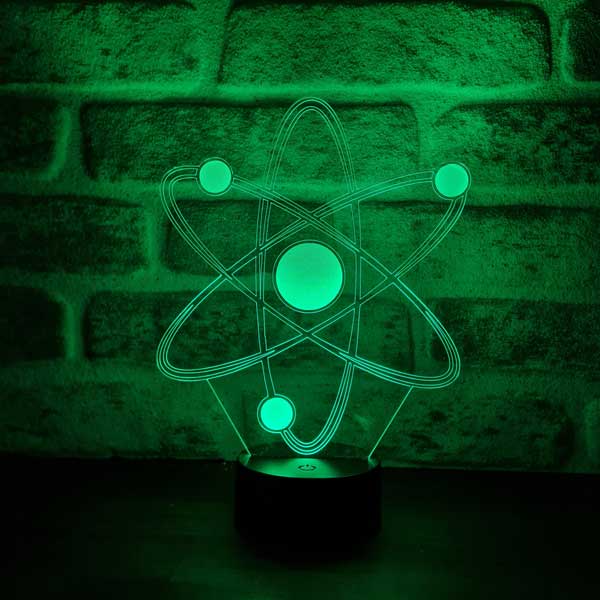 Atom Figürlü Dekoratif Hediye Led Masa Lambası | BYLAMP