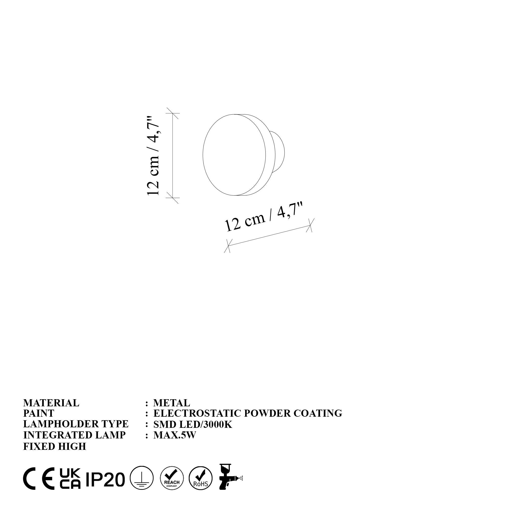 Aura 15520 S M Led Aplik Duvar Aydınlatma | ByLamp