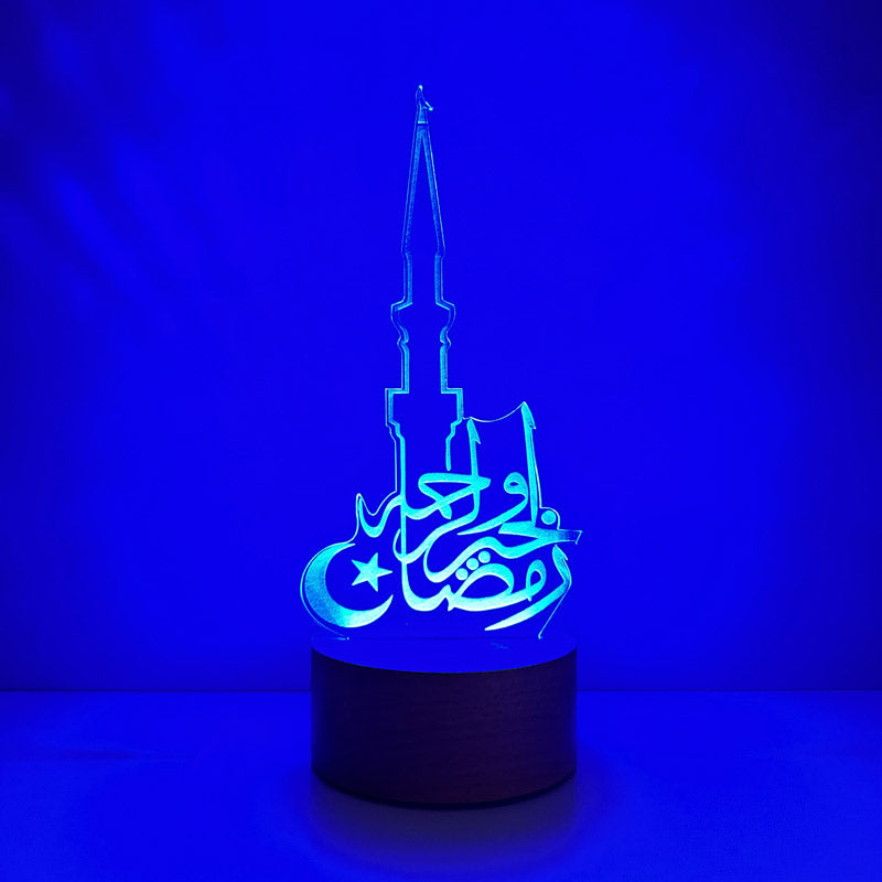 Crescent Star Minaret Figured Decorative Gift Led Table Lamp | BYLAMP