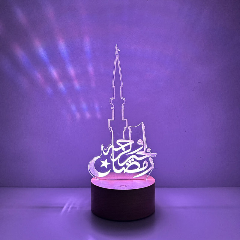 Crescent Star Minaret Figured Decorative Gift Led Table Lamp | BYLAMP