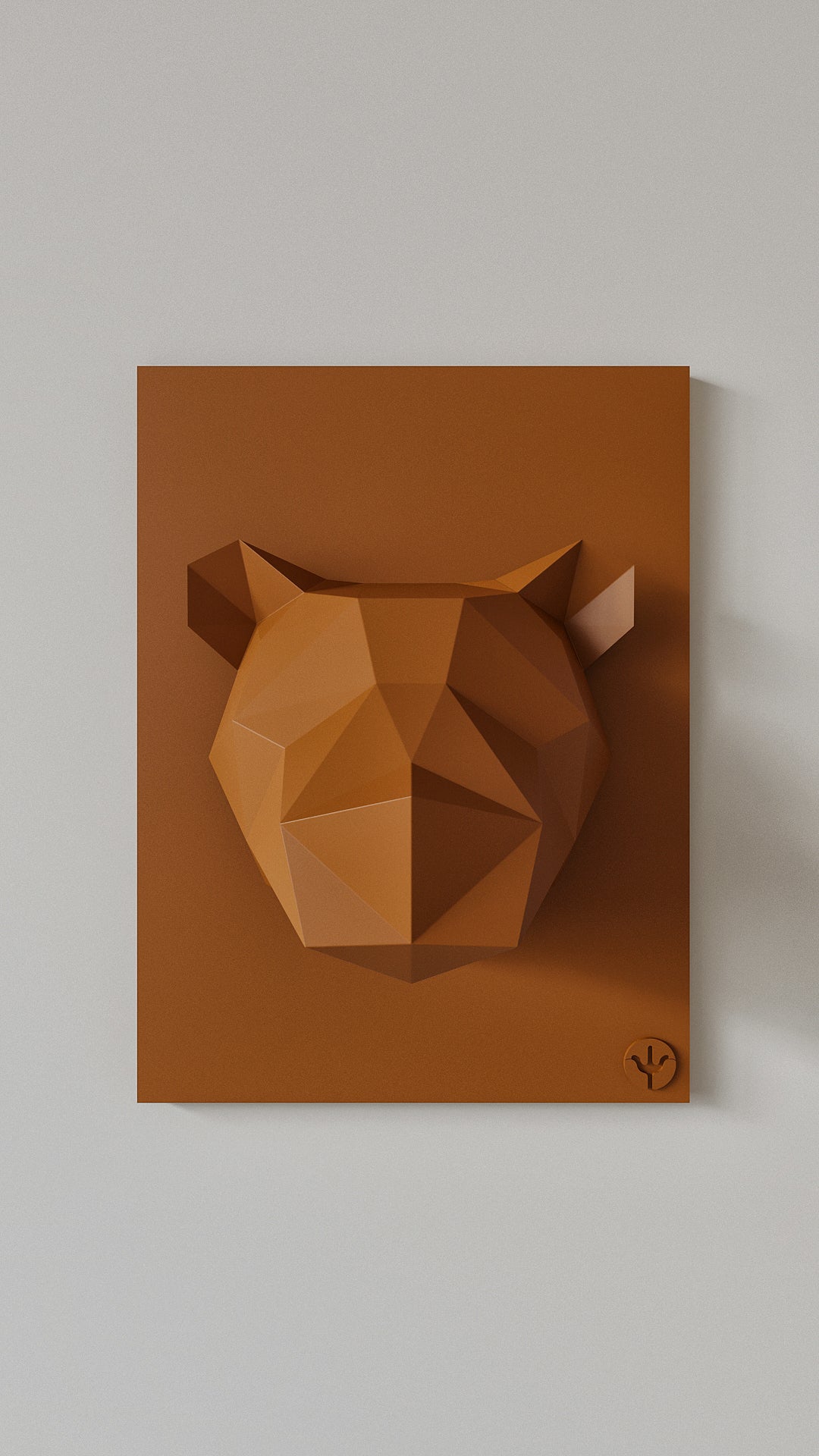 Dekoratif Ayı Büst Duvar Panosu | ByLamp