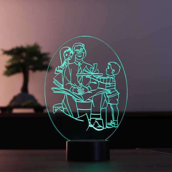 مصباح طاولة LED خاص في يوم الآباء