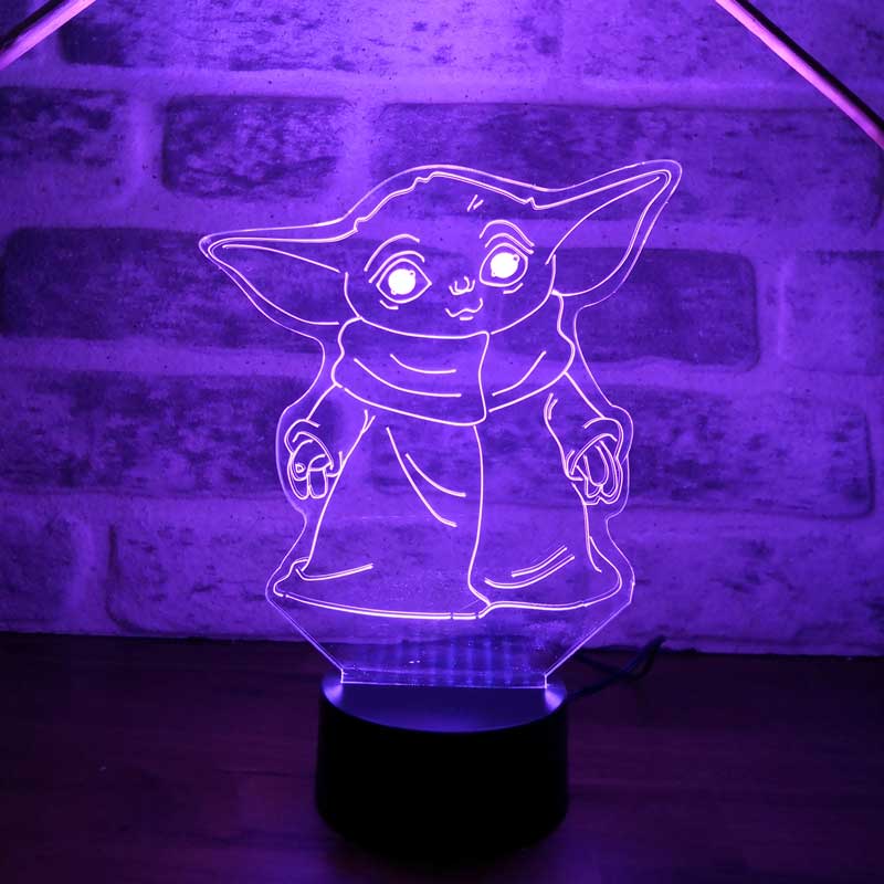 3D BABY YODA LED Table Lamp