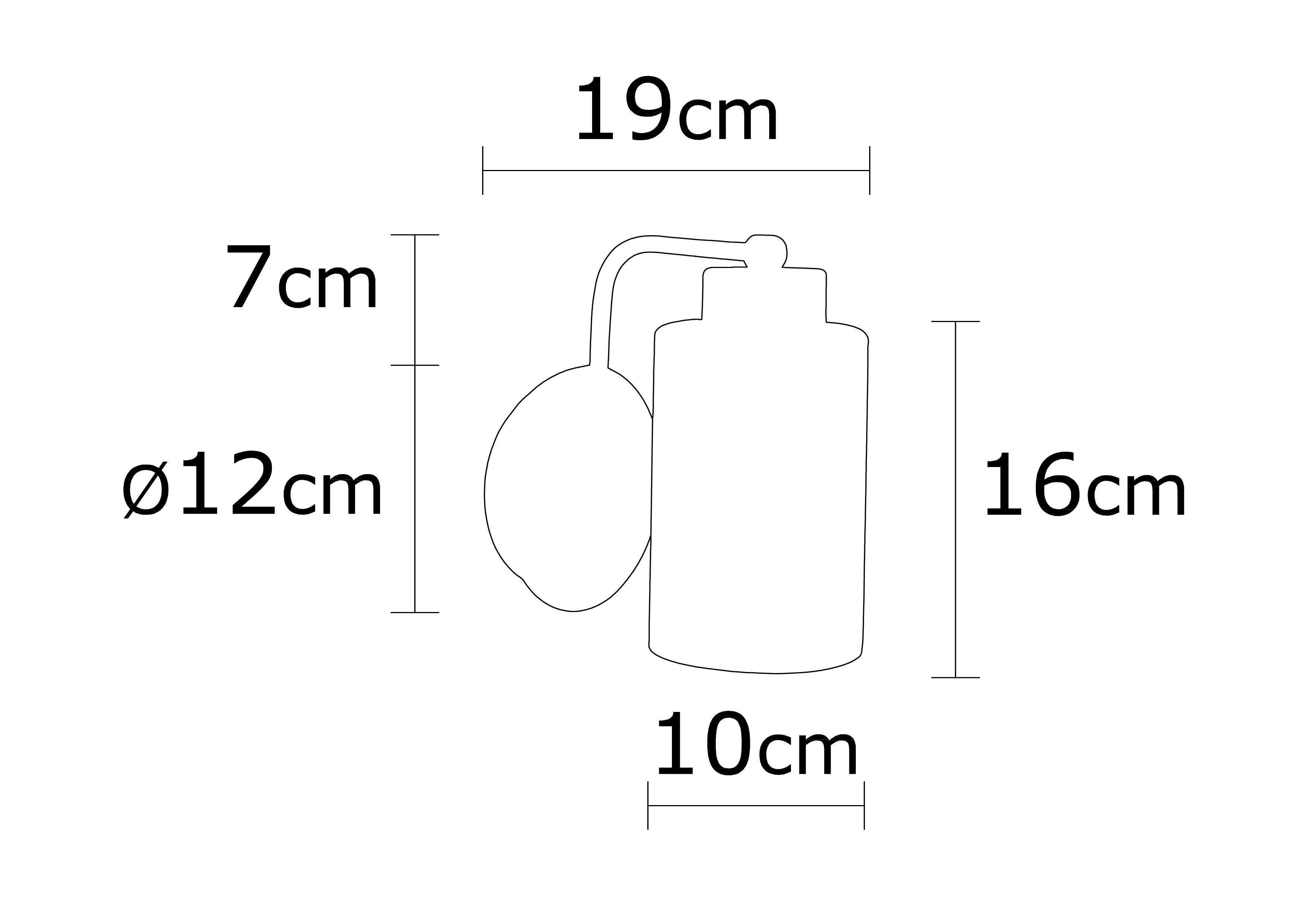 Balcova N 340 Cam Aplik | ByLamp