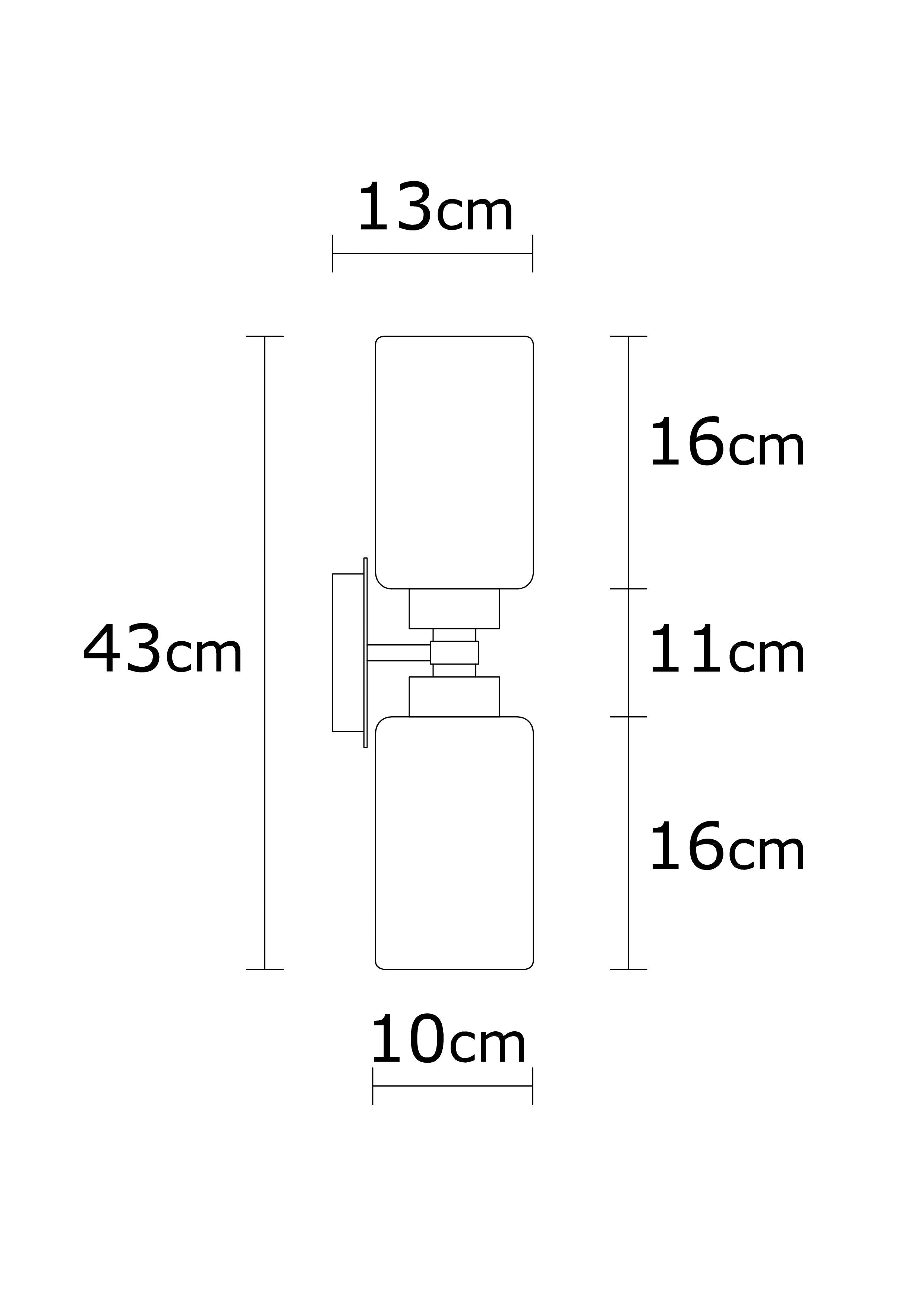 Balcova N 347 Cam Aplik | ByLamp