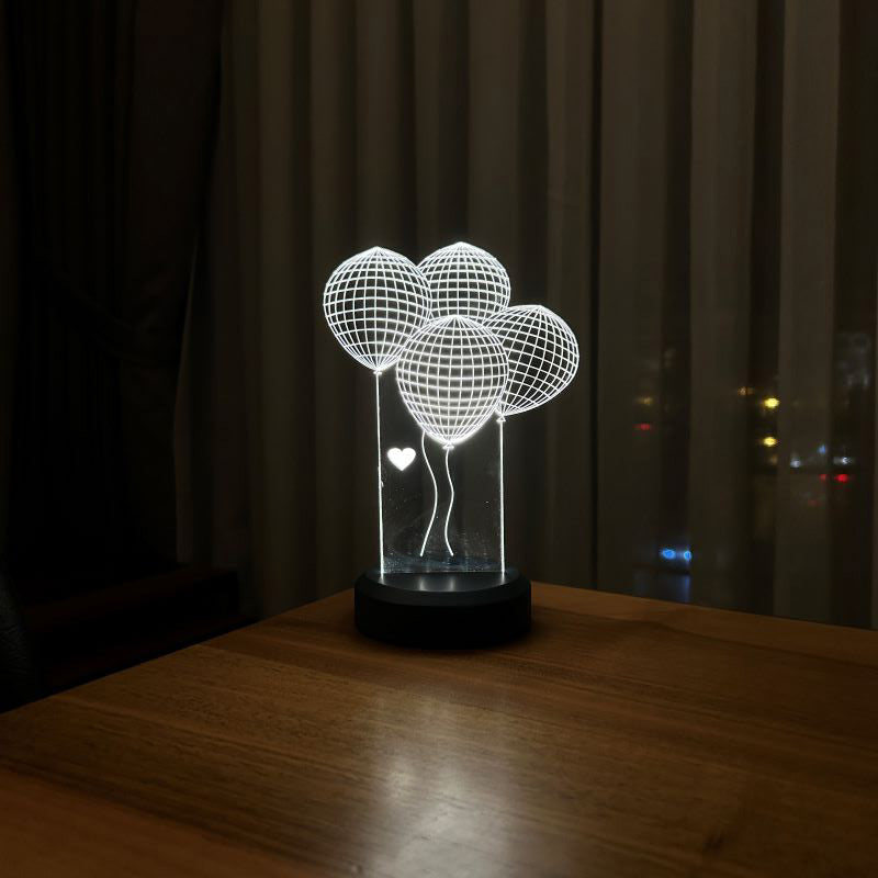 3D Balloon LED Table Lamp