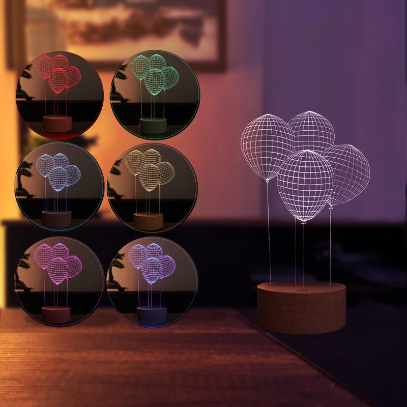 3D Balloon LED Table Lamp