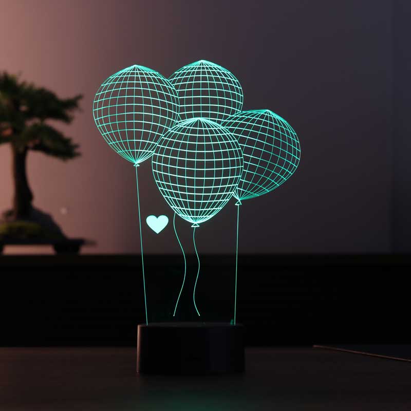 3D Balloon LED Table Lamp
