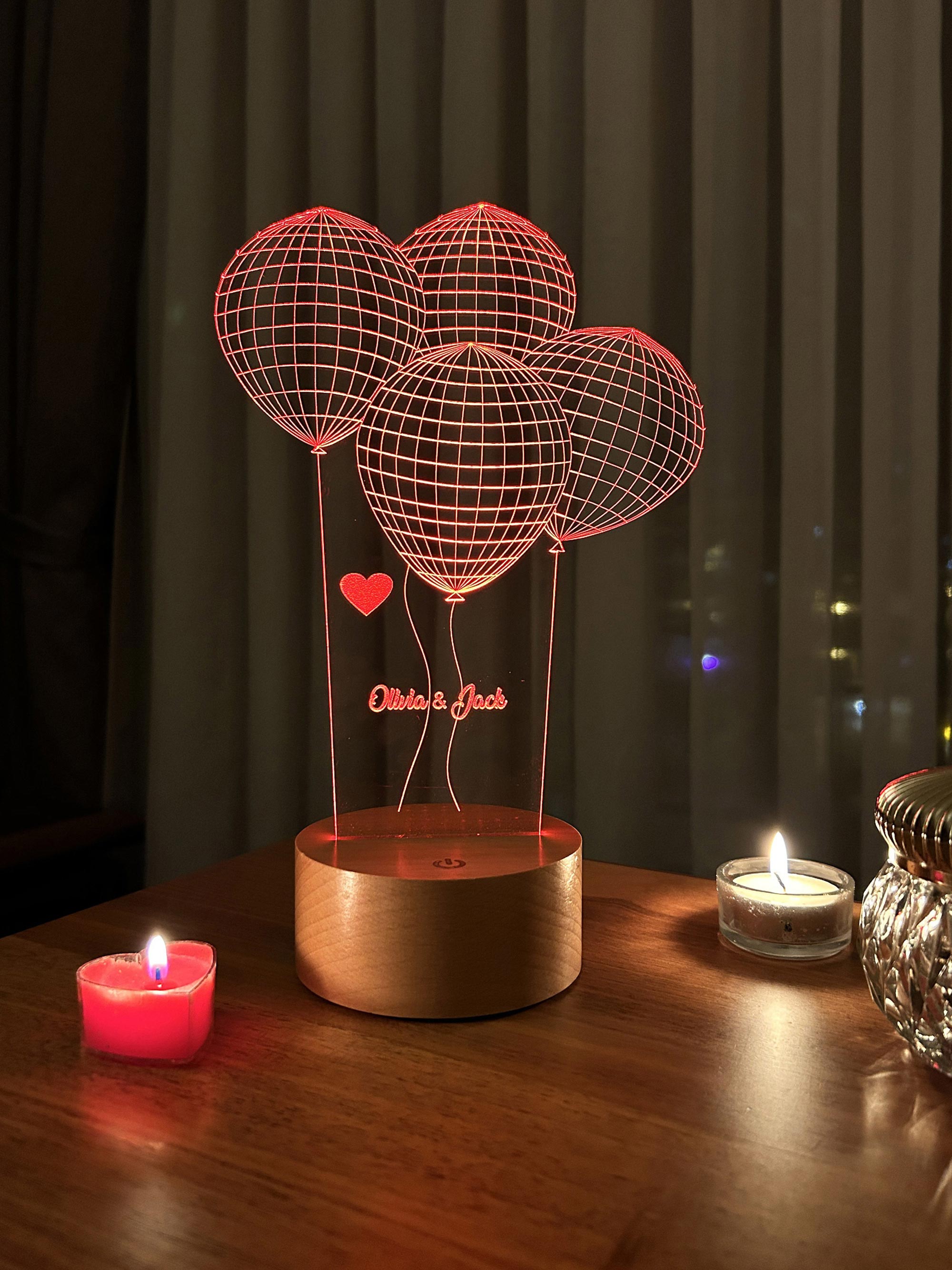 3D Balloon LED Table Lamp