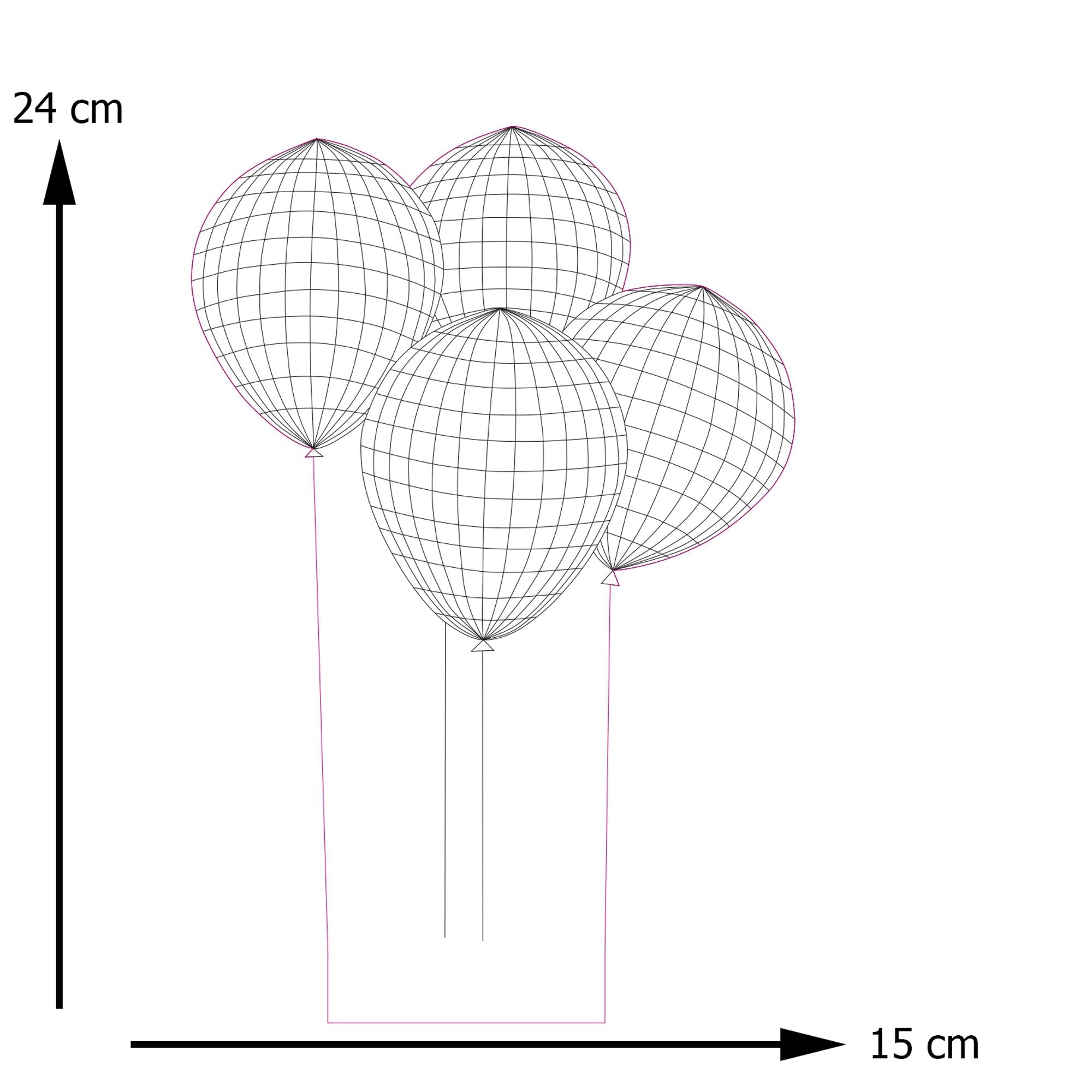 Balon Figürlü Dekoratif Hediye Led Masa Lambası | BYLAMP