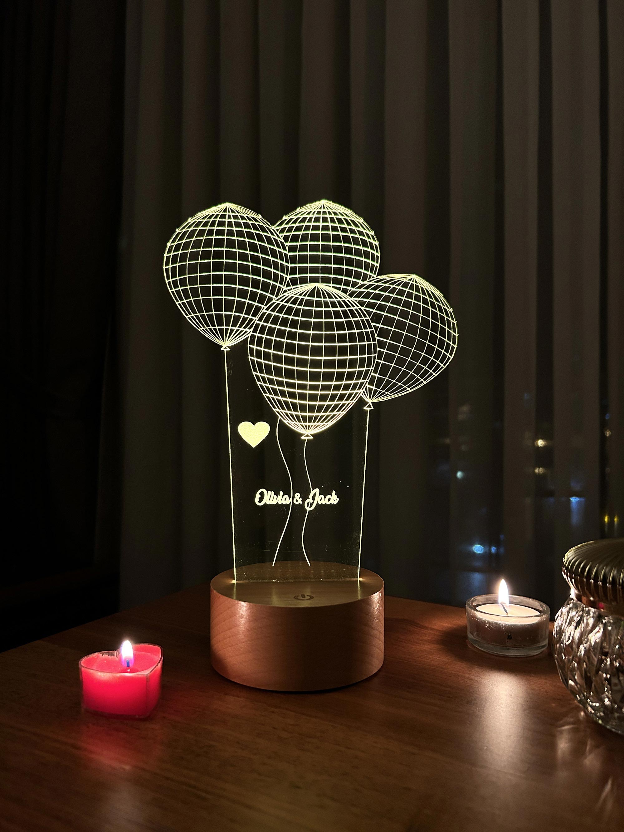 3D Balloon LED Table Lamp