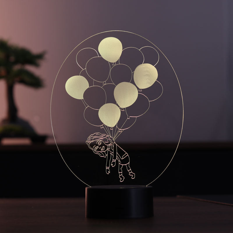 Balloon Girl Led Night Light