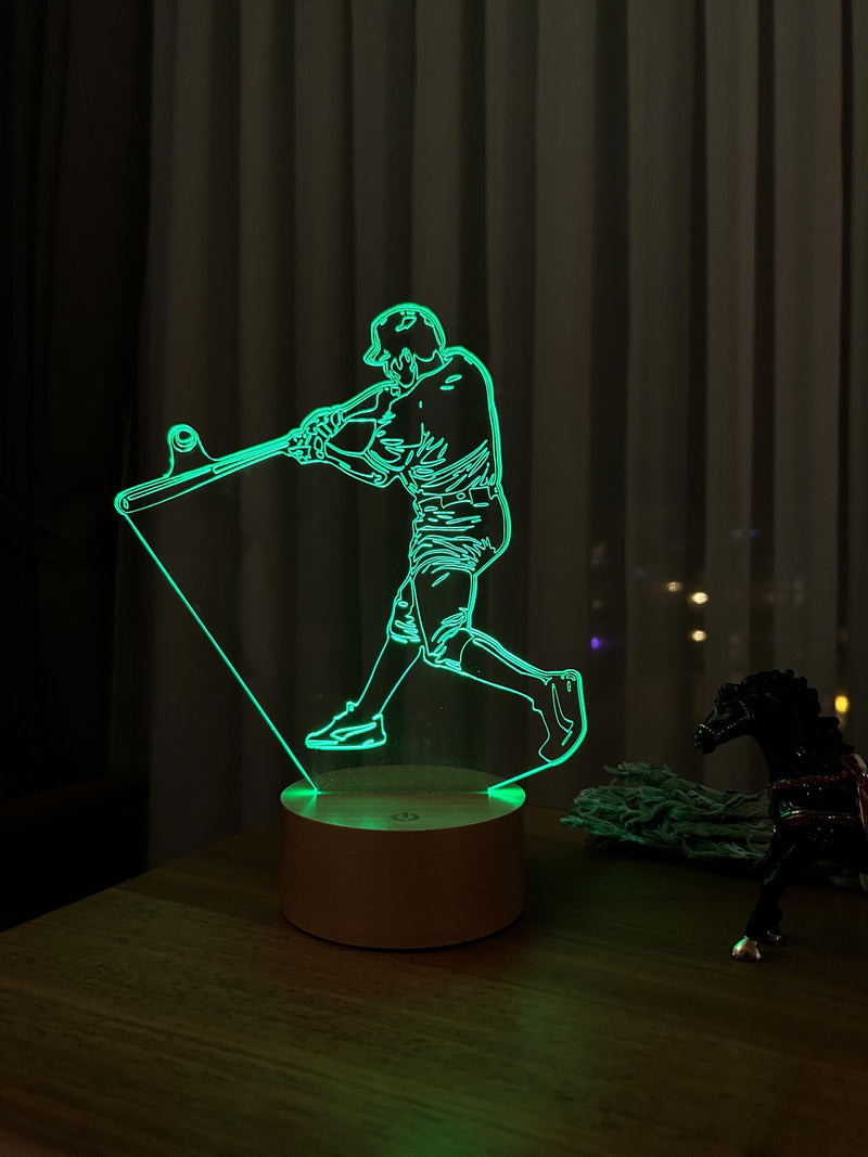 3D Baseball LED Lamp