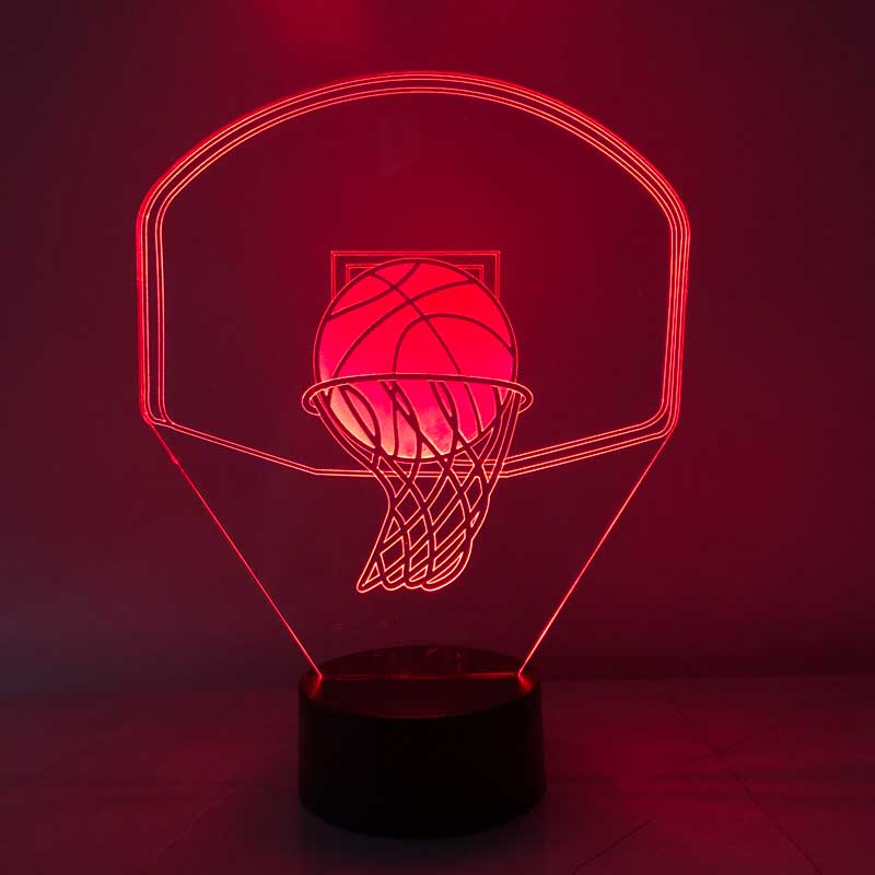 3-D basket crucible LED night light