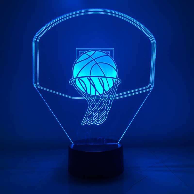 Basket Potası Figürlü Dekoratif Hediye Led Masa Lambası | BYLAMP