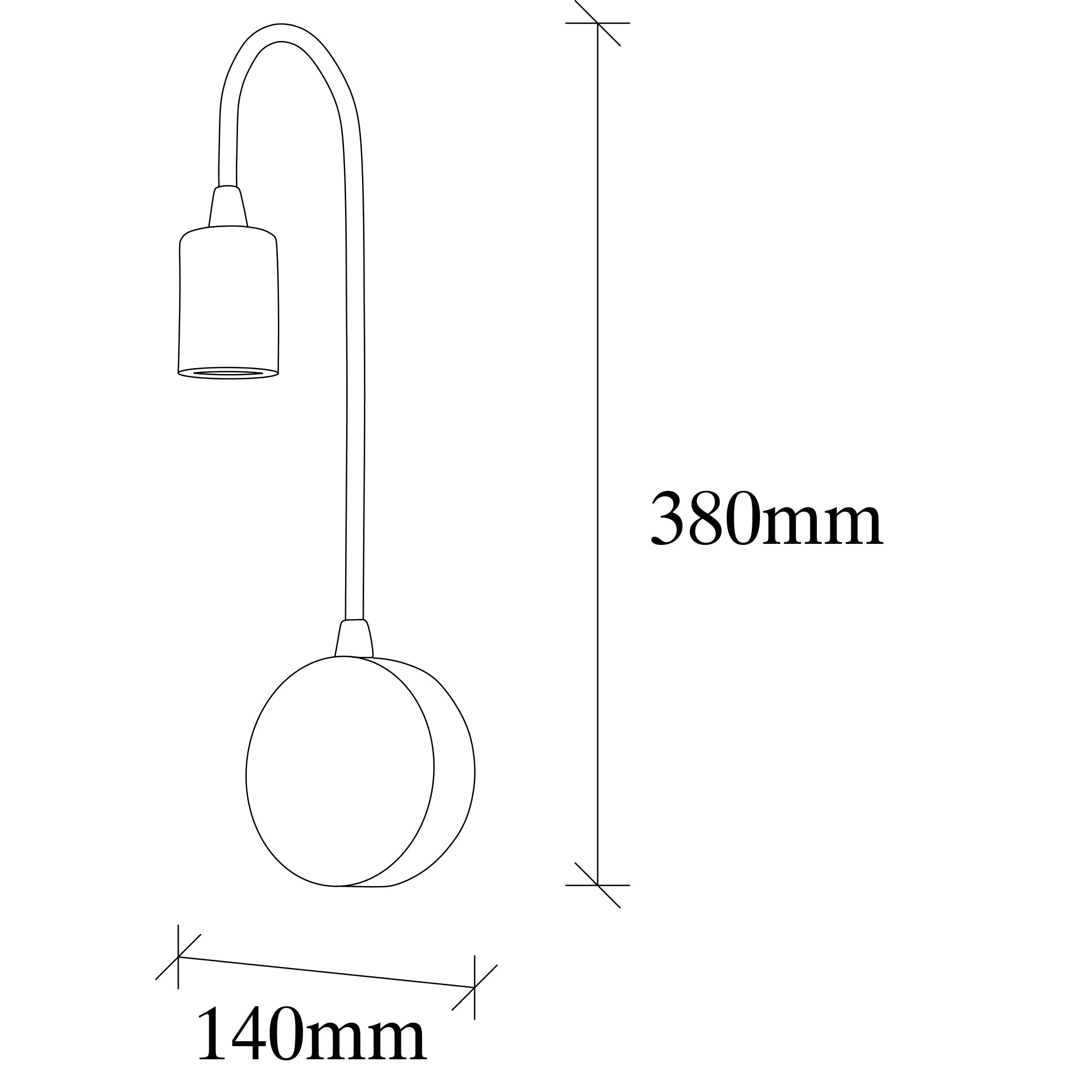 Baston Nuw 3280 Rustik Aplik | ByLamp