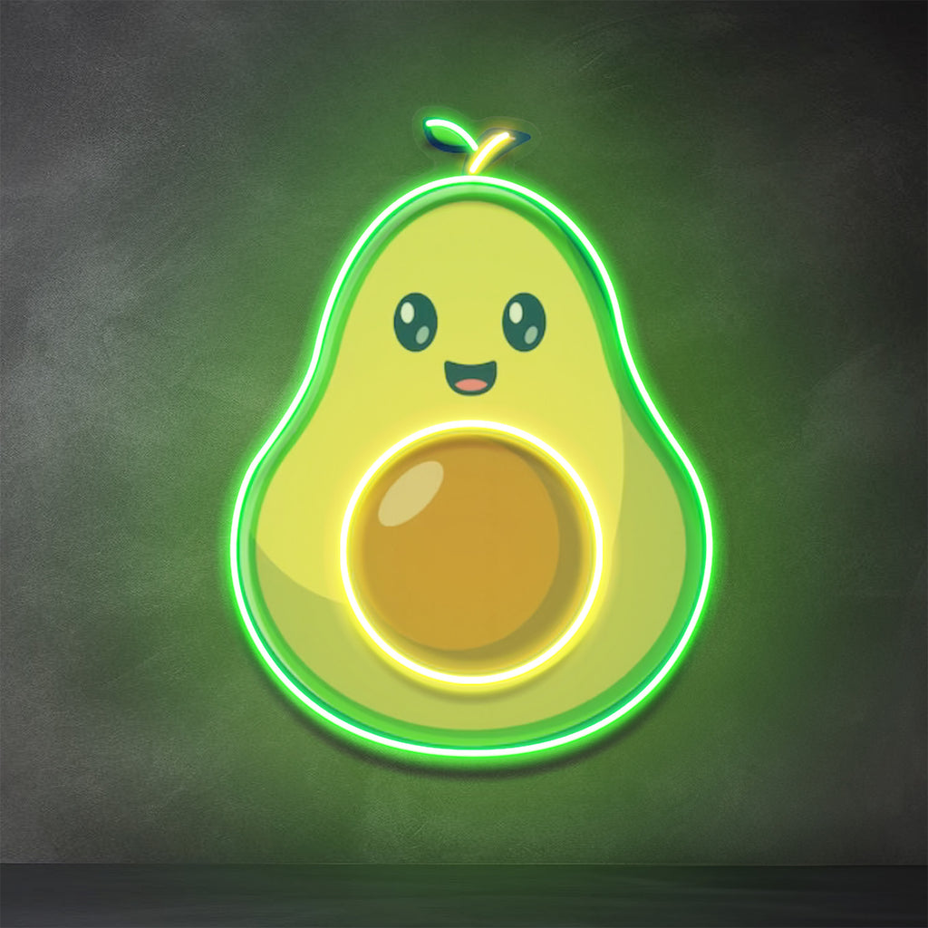 Bebek Avokado Neon Lamba | ByLamp