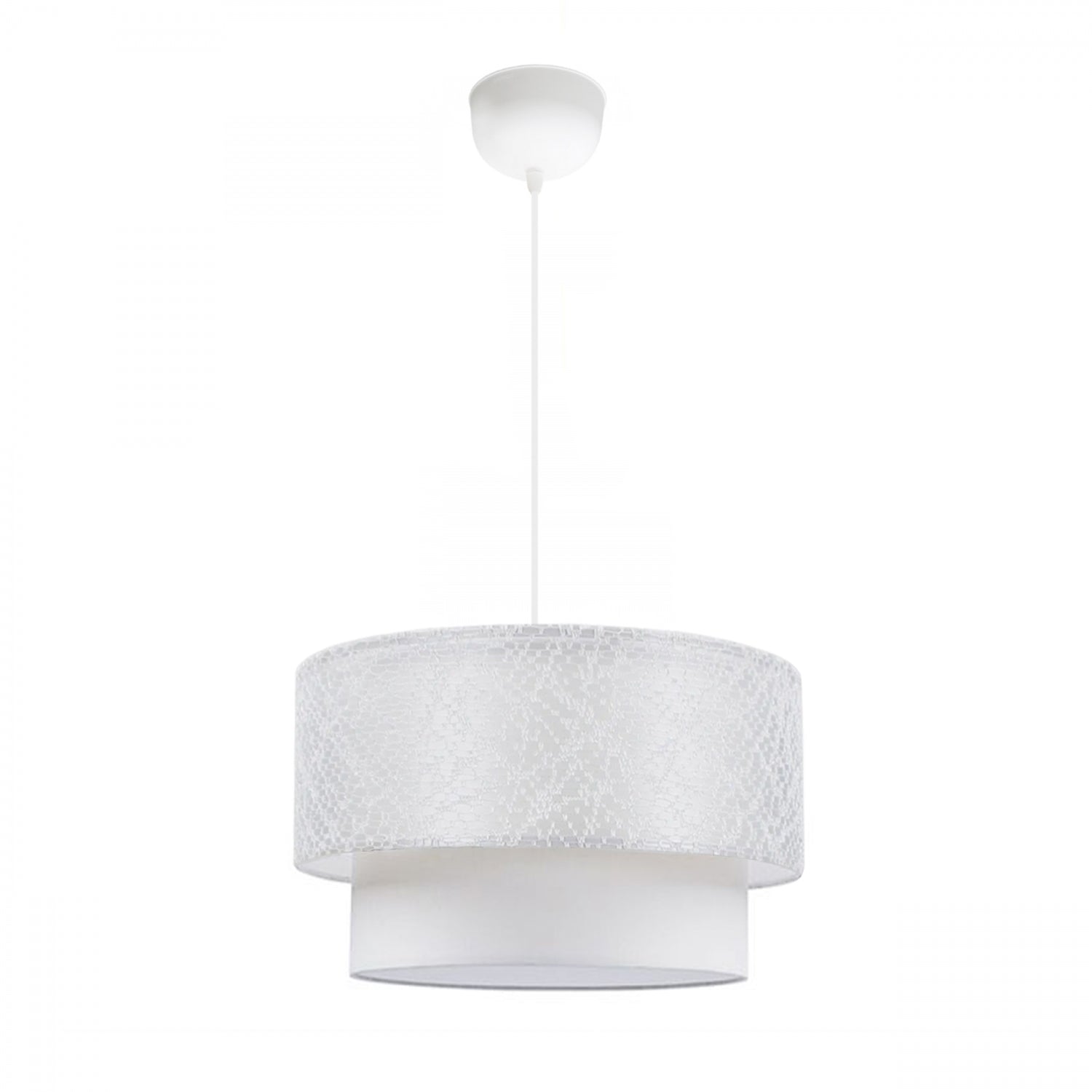 White Lace Cake Pendant Chandelier | ByLamp