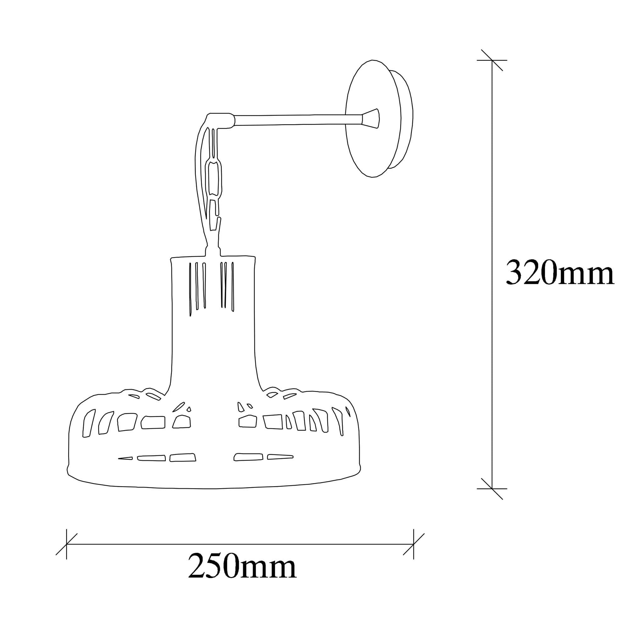 Beysor MR 775 Tel Duvar Aplik | ByLamp