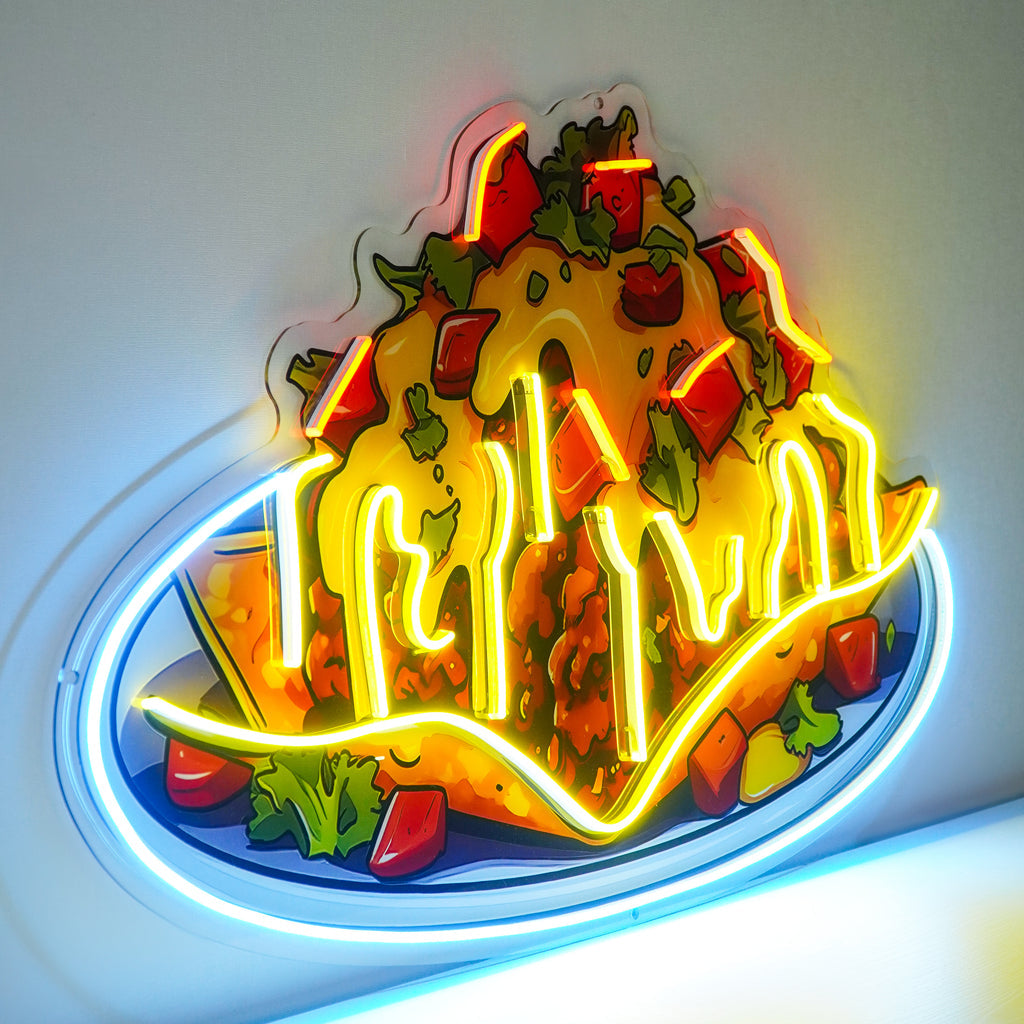 Biber Peynirli Nachos Neon Lamba | ByLamp