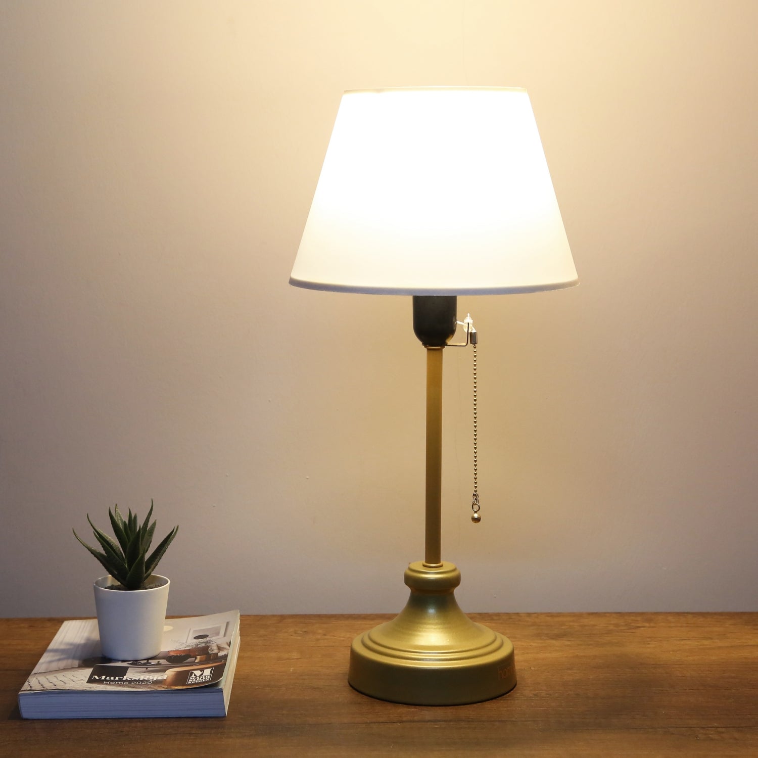 Bien Metal Body White Head Lampshade Table Lamp | ByLamp