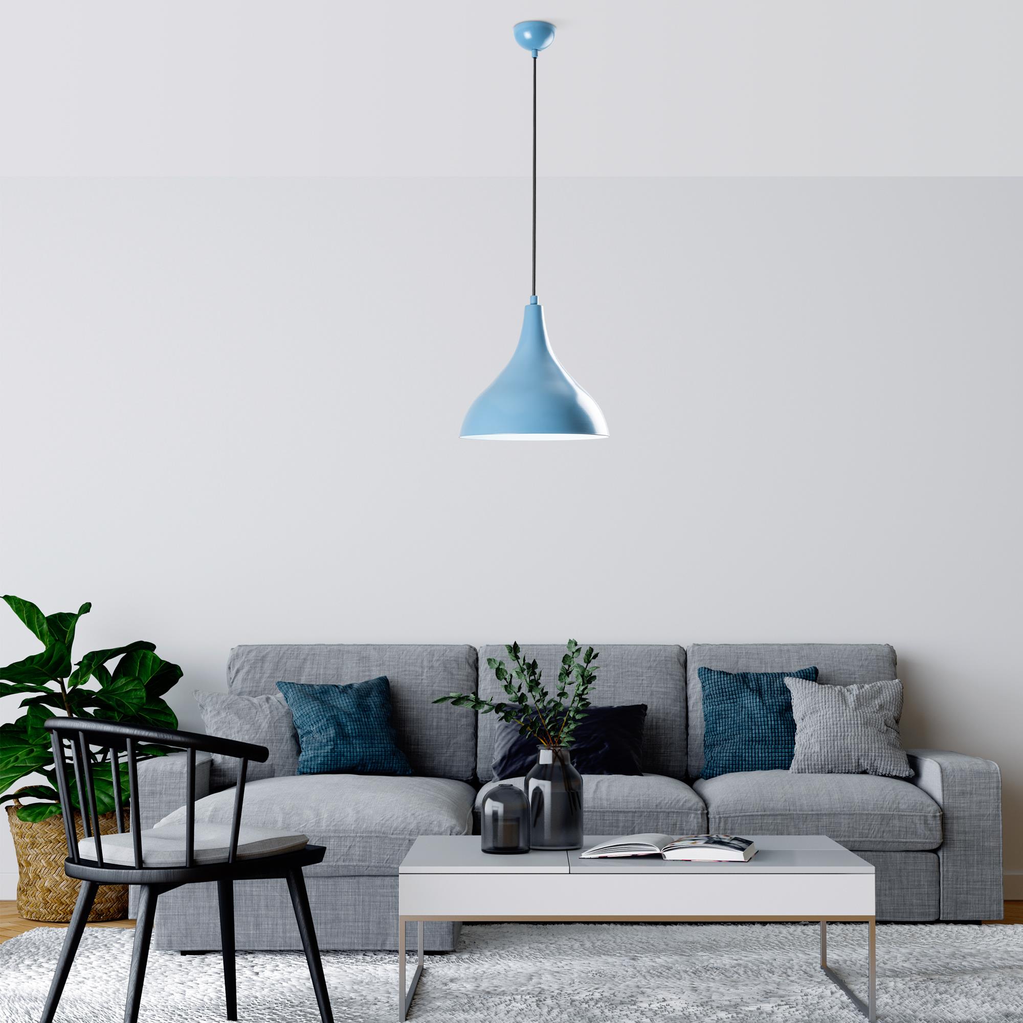 Bitlis N 1395 Açık Mavi Sıvama Sarkıt Aydınlatma | ByLamp