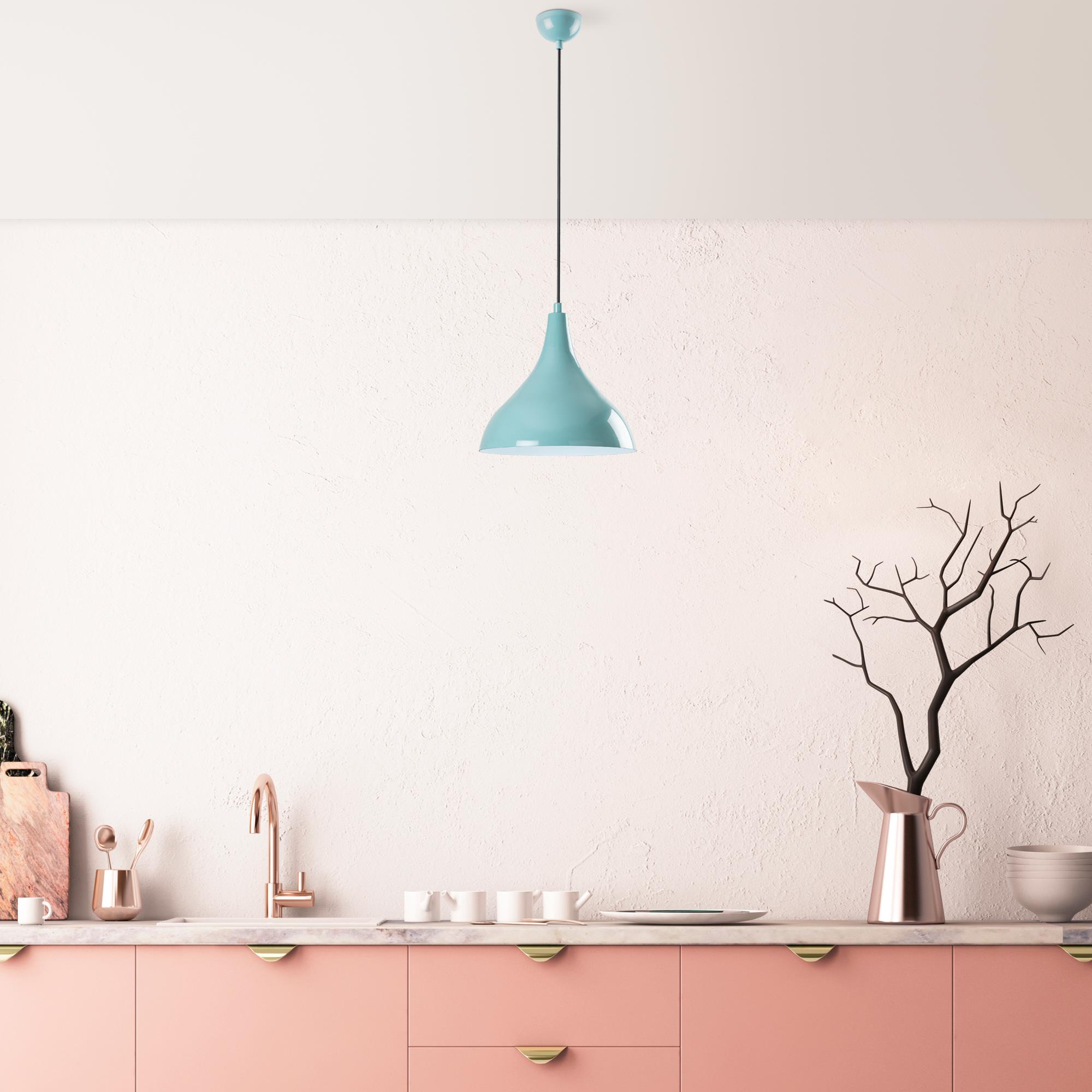 Bitlis N 1395 Turkuaz Sıvama Sarkıt Aydınlatma | ByLamp