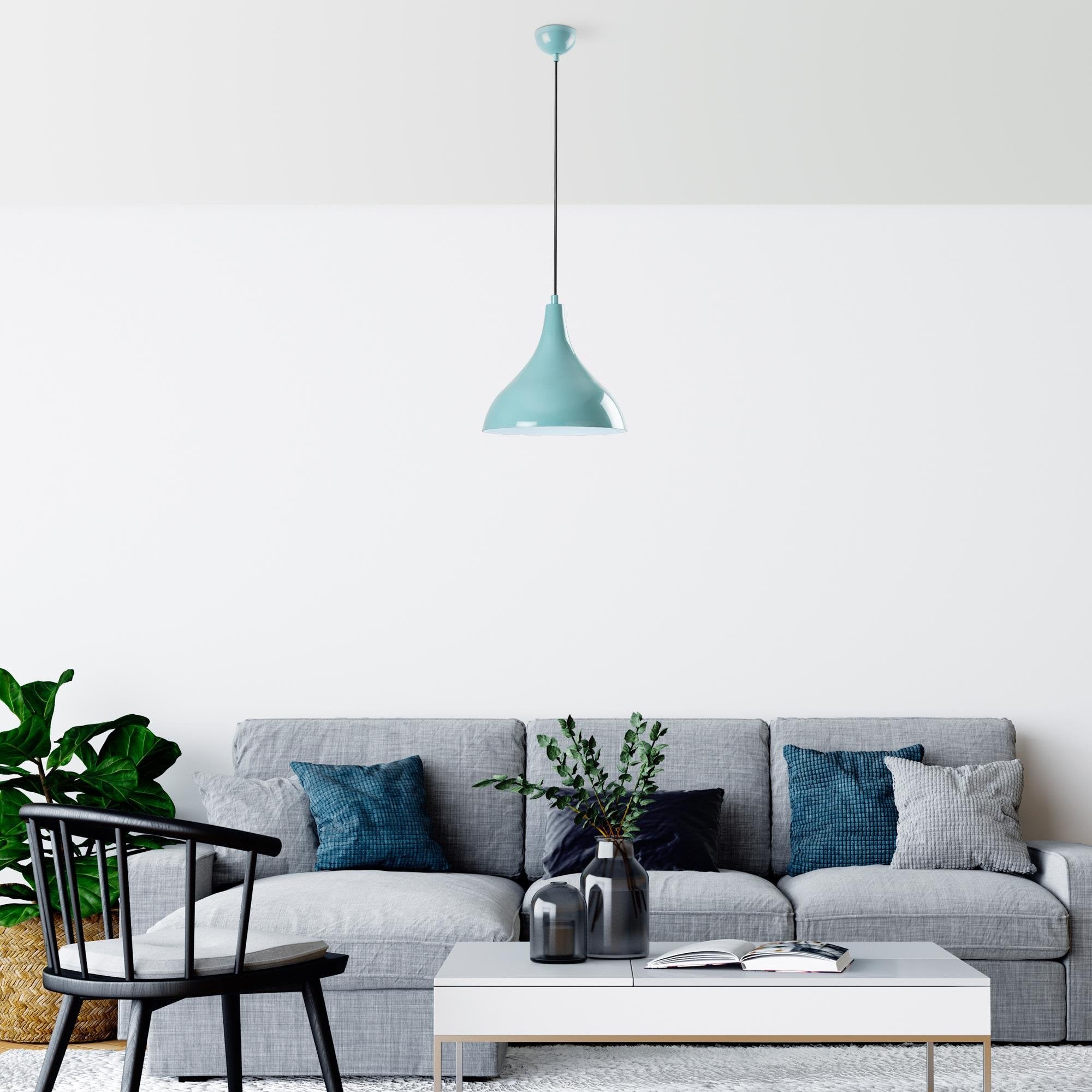 Bitlis N 1395 Turkuaz Sıvama Sarkıt Aydınlatma | ByLamp