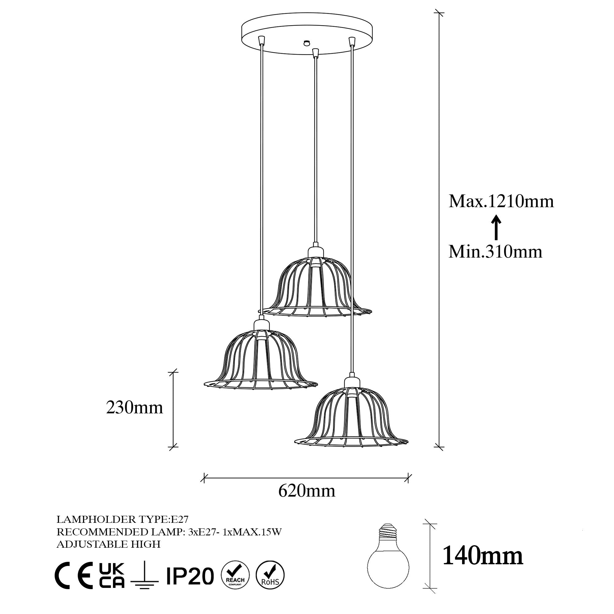 Boey 11401 Tel Sarkıt Aydınlatma | ByLamp