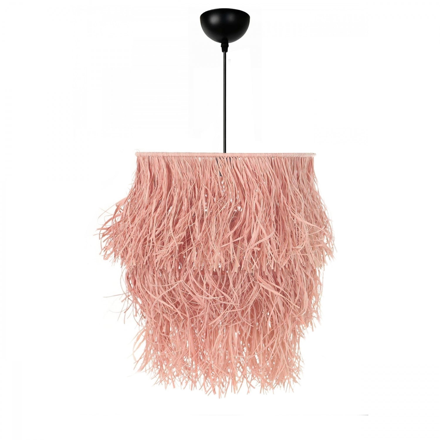 Bohemian Powder Color Rope Pendant Chandelier Lamp | ByLamp