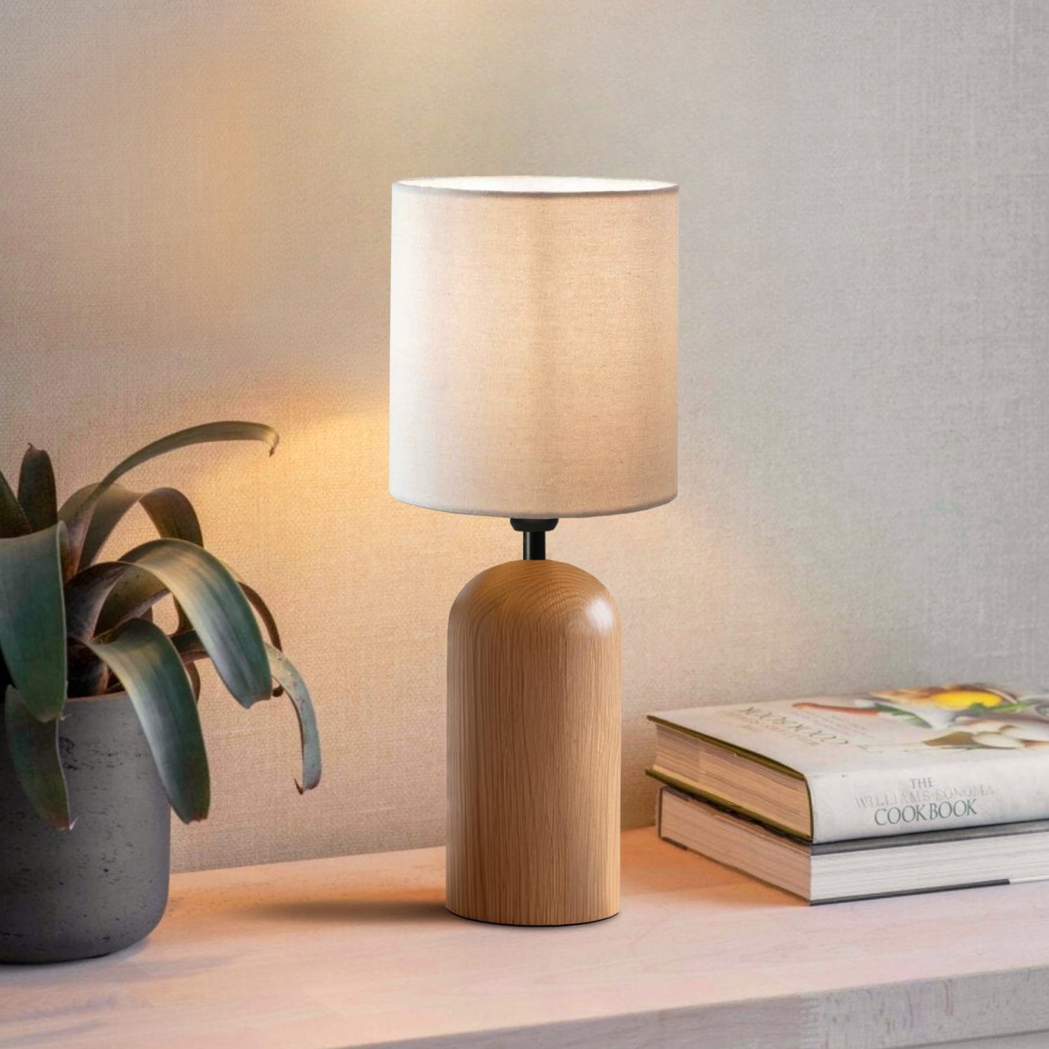 Brooklyn Wooden Lampshade Table Lamp | ByLamp