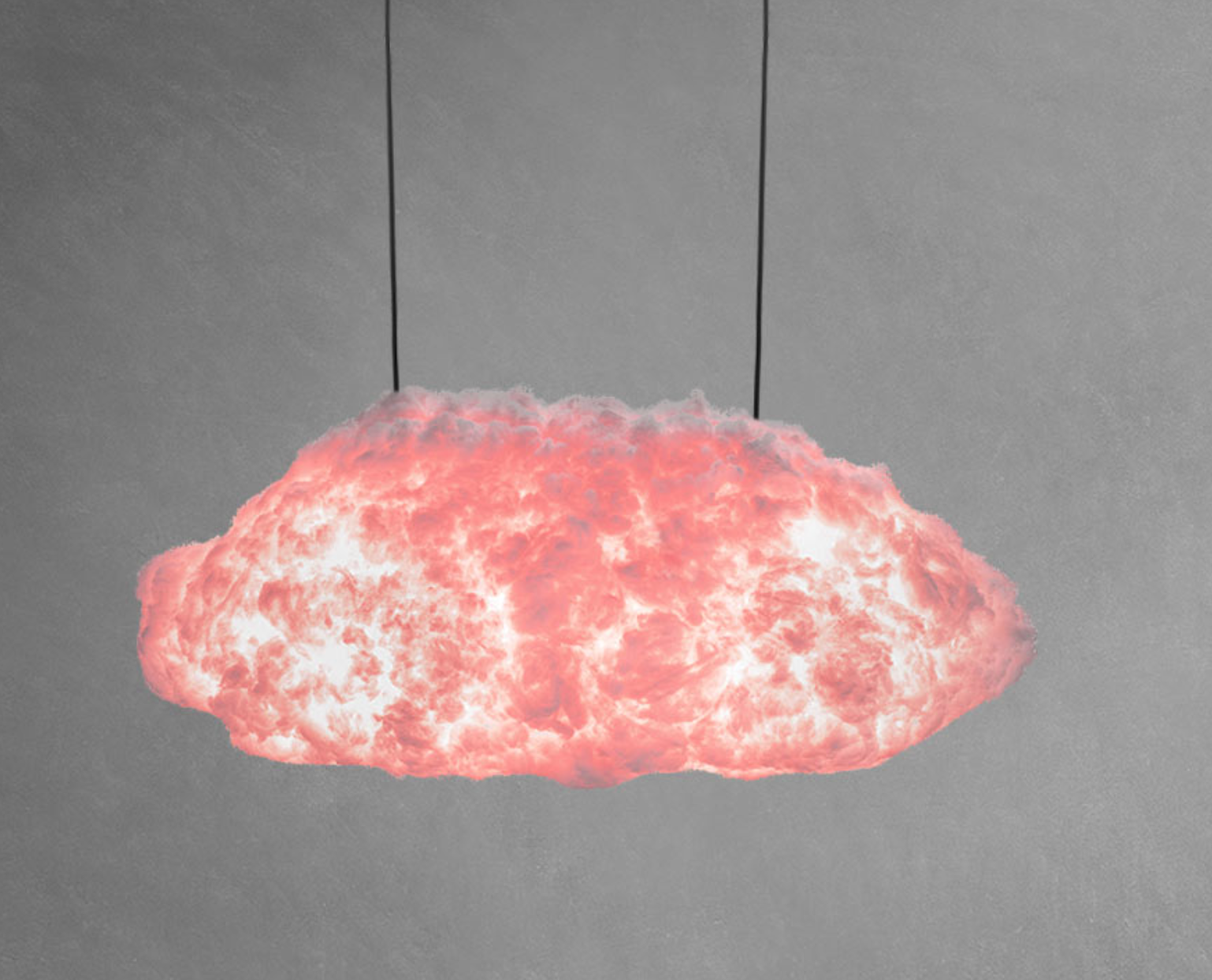Cloud Pendant Lighting Small White Cord