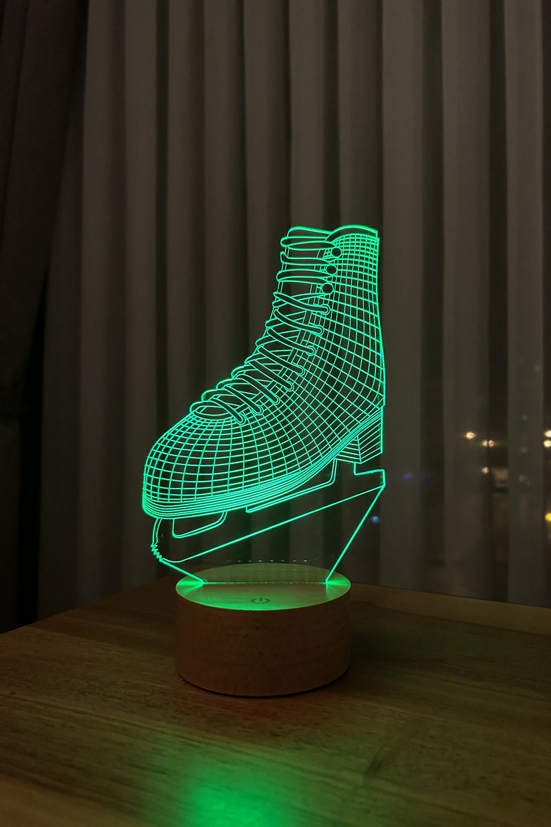 3D مصباح التزلج على الجليد