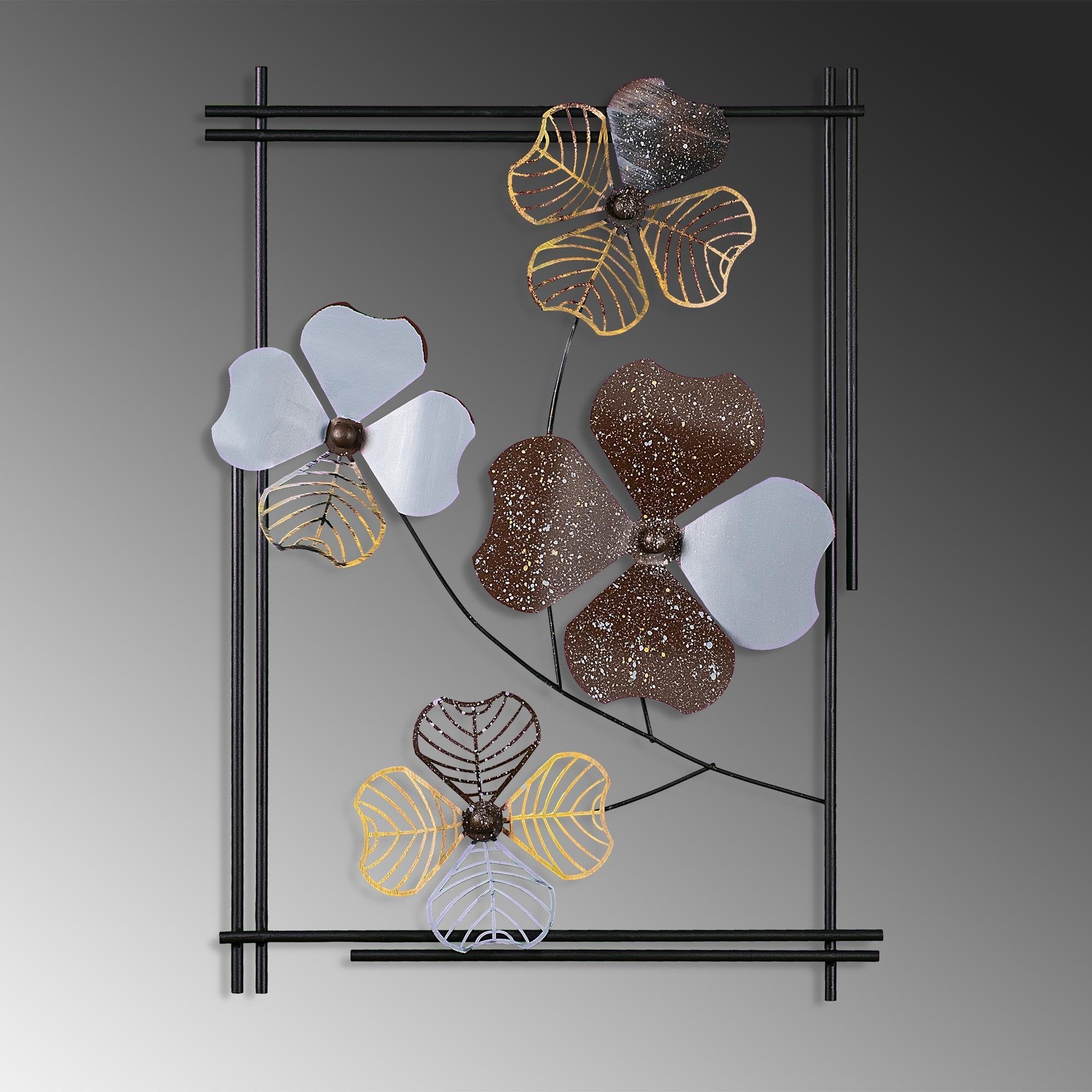 BYS-003-B Dekoratif Metal Duvar Tablosu | ByLamp