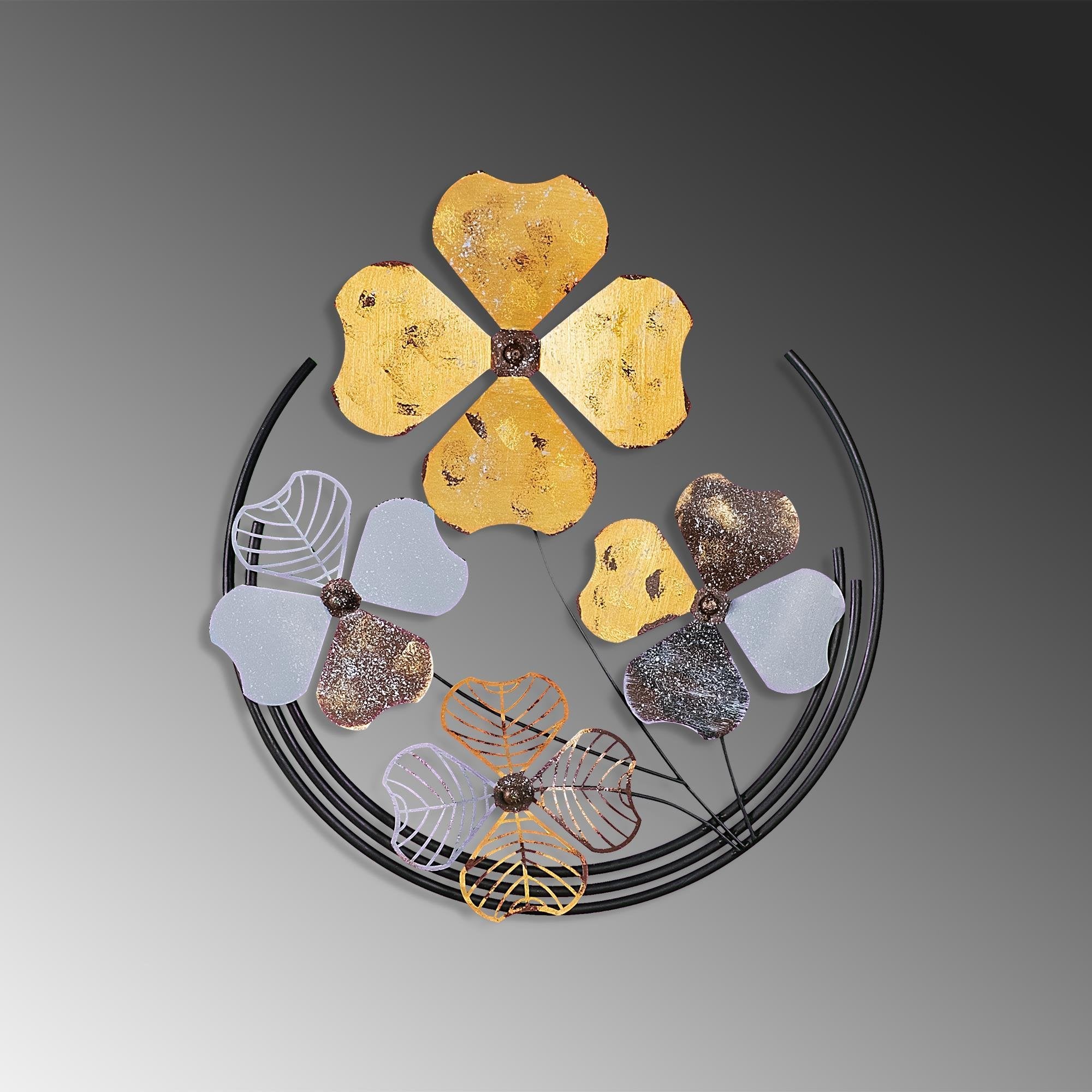 BYS-011-A Dekoratif Metal Duvar Tablosu | ByLamp