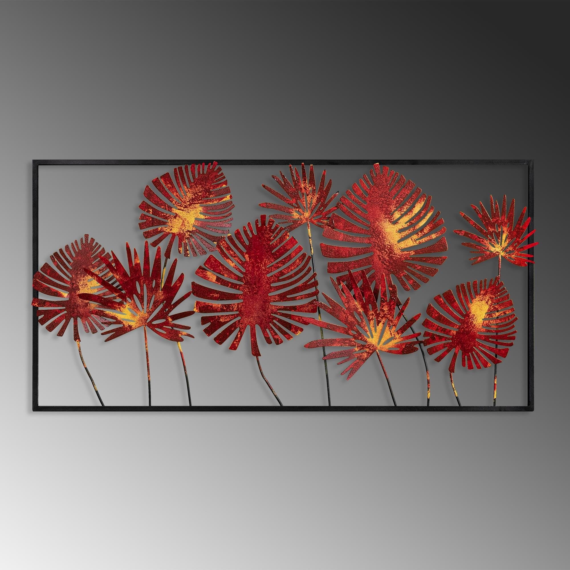 BYS-026-A Dekoratif Metal Duvar Tablosu | ByLamp