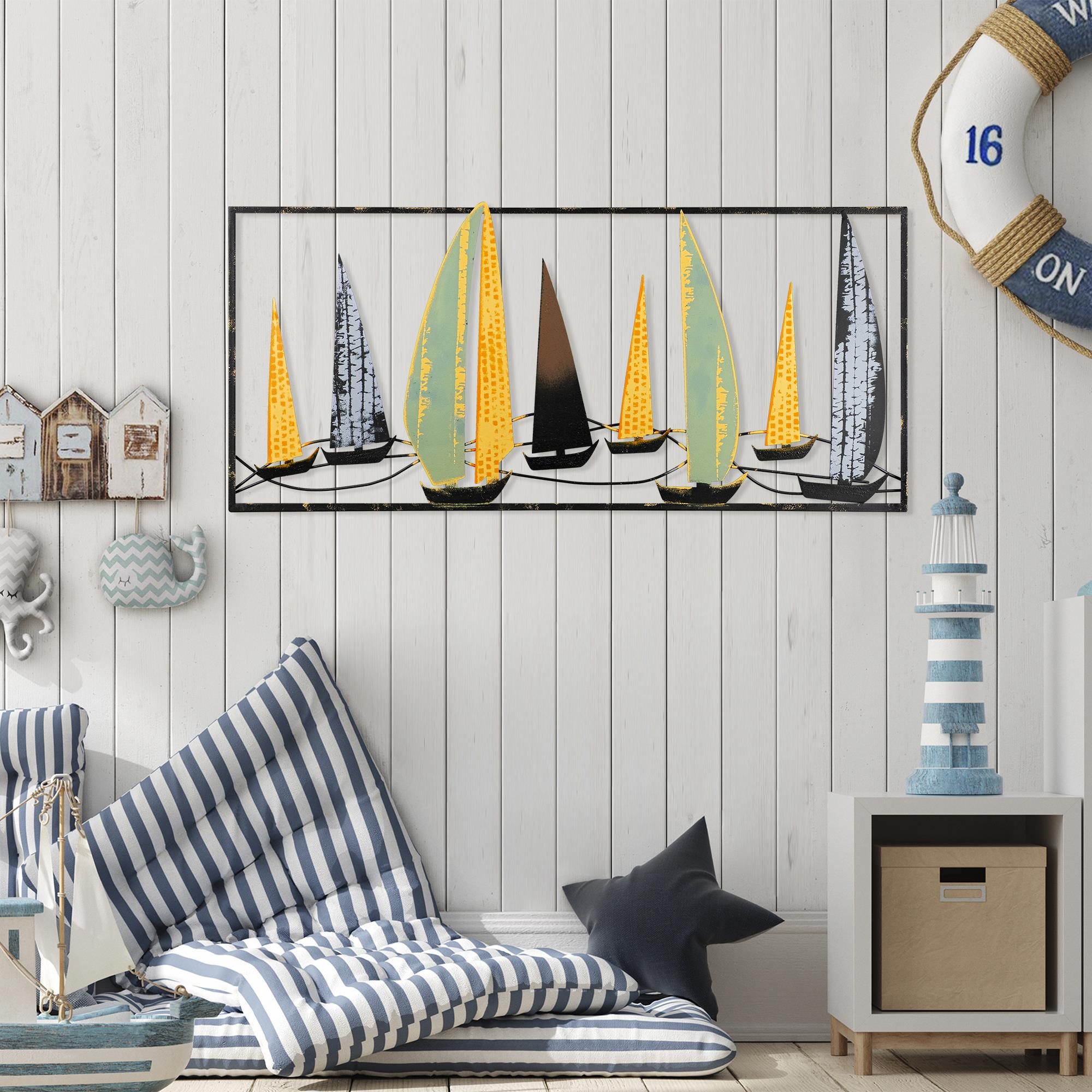 BYS-027-A Dekoratif Metal Duvar Tablosu | ByLamp