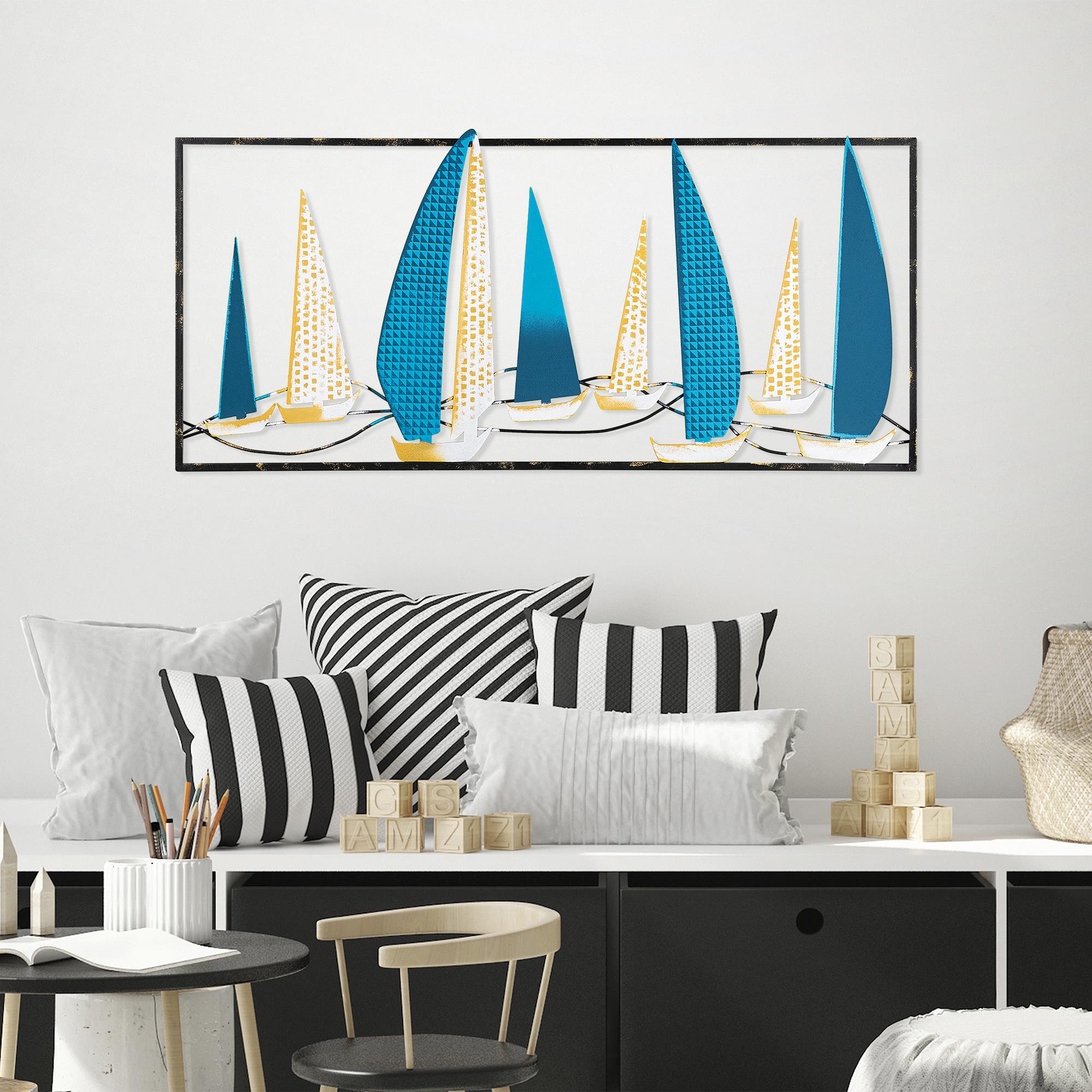 BYS-027-B Dekoratif Metal Duvar Tablosu | ByLamp