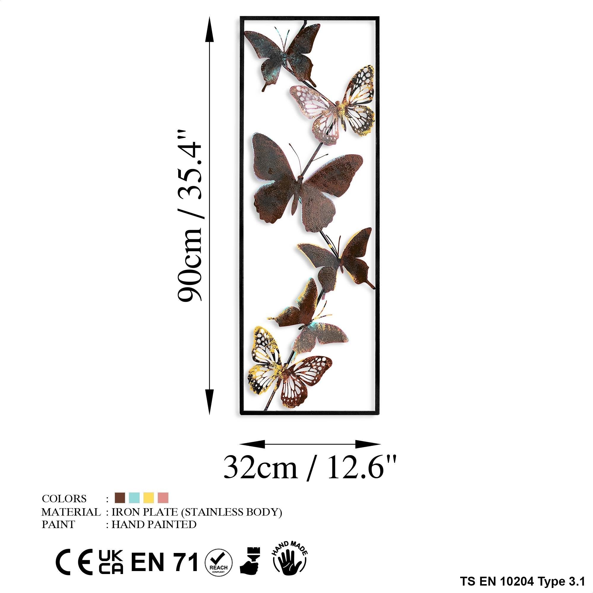 BYS-029-A Dekoratif Metal Duvar Tablosu | ByLamp