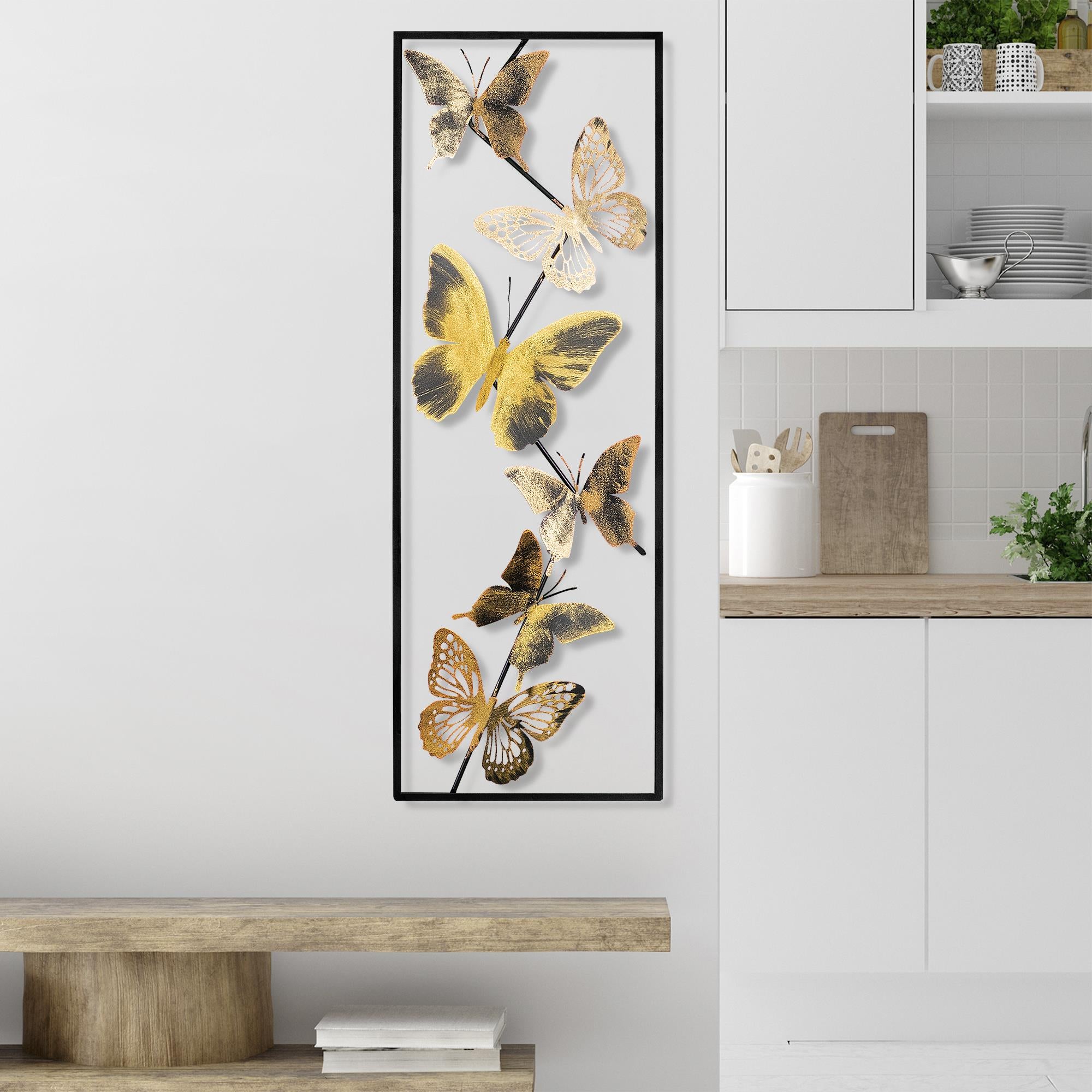 BYS-029-B Dekoratif Metal Duvar Tablosu | ByLamp