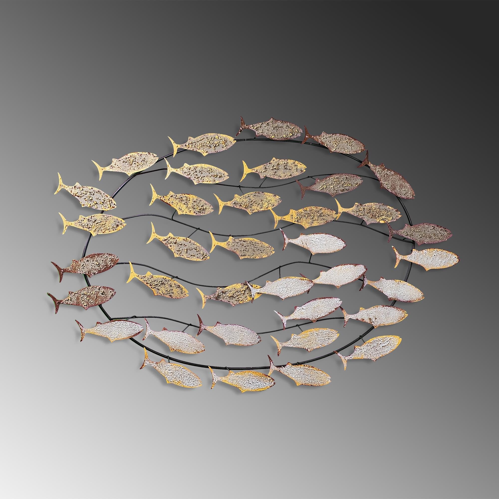 BYS-037-A Dekoratif Metal Duvar Tablosu | ByLamp