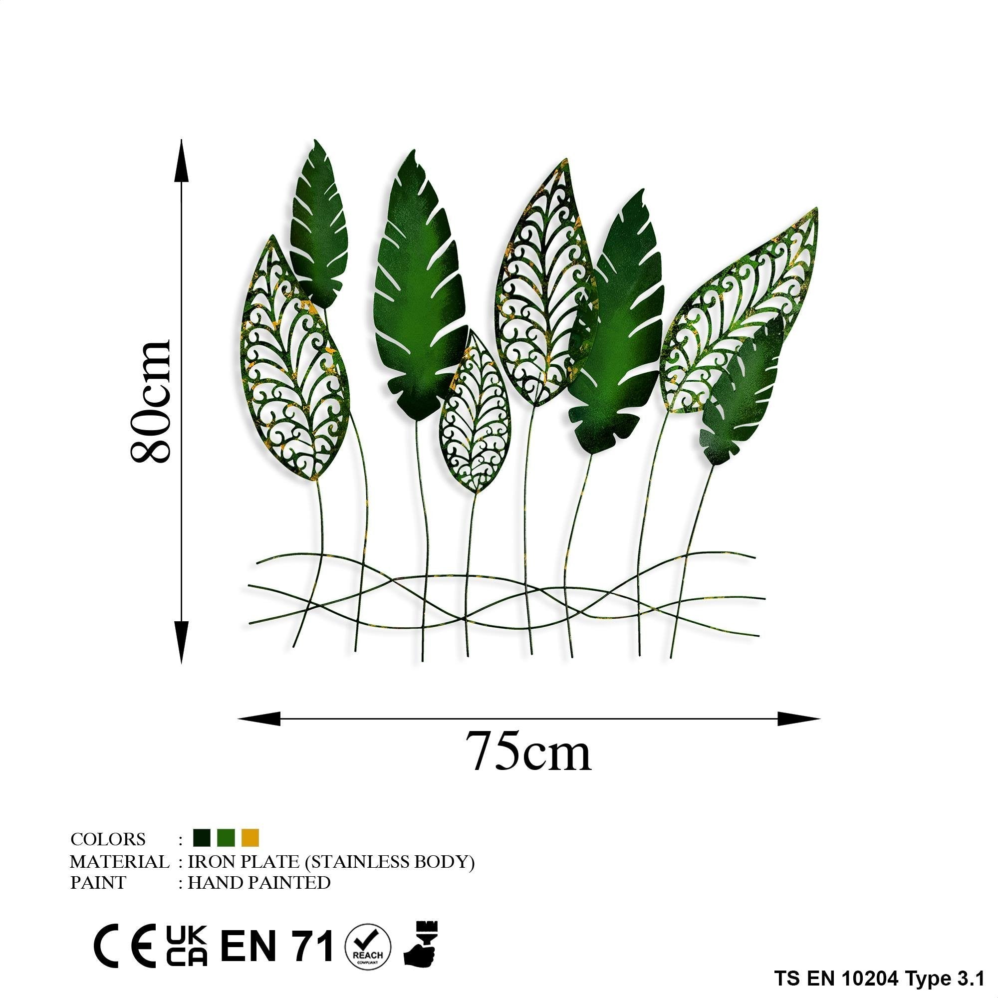 BYS-038-A Dekoratif Metal Duvar Tablosu | ByLamp