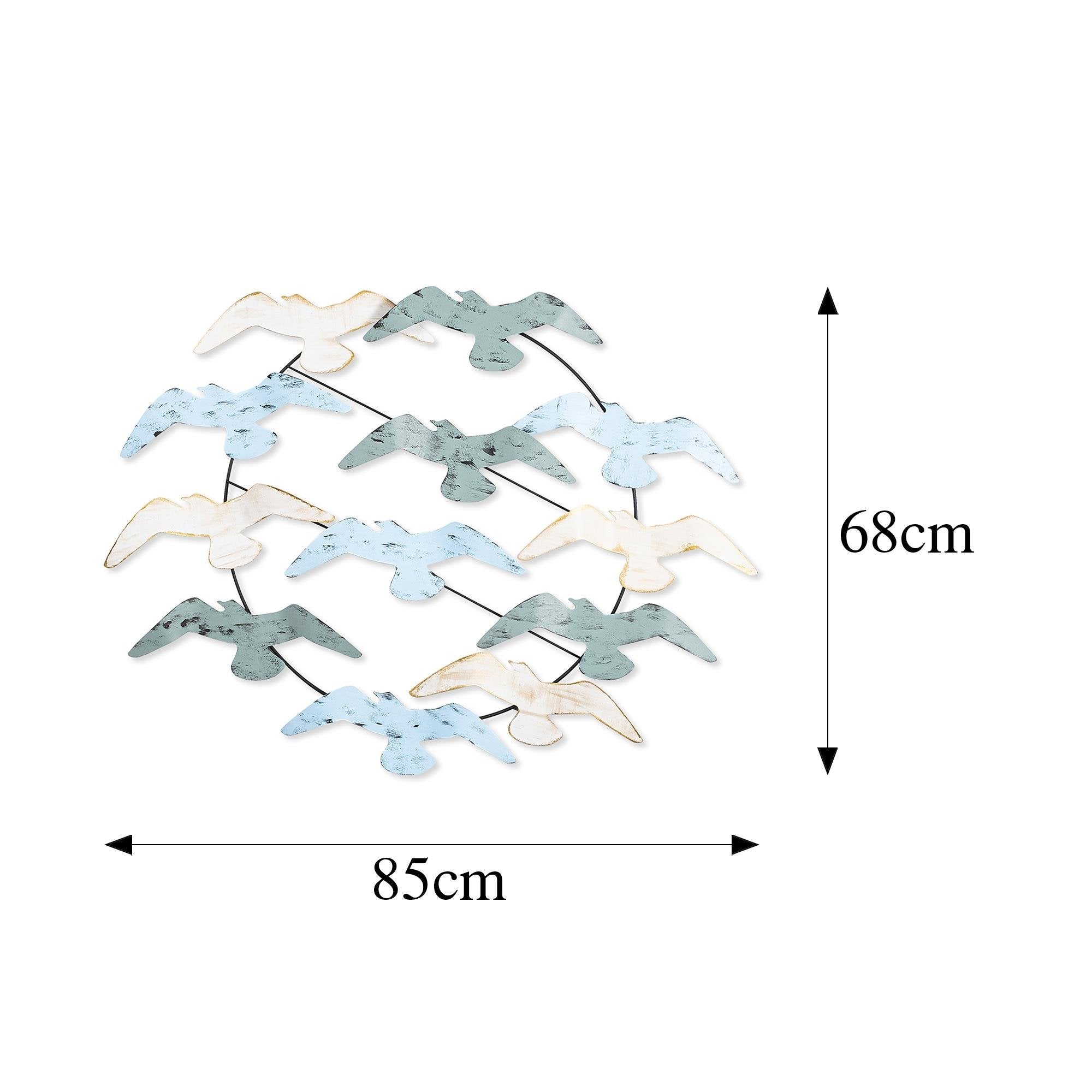 BYS-046 Dekoratif Metal Duvar Tablosu | ByLamp