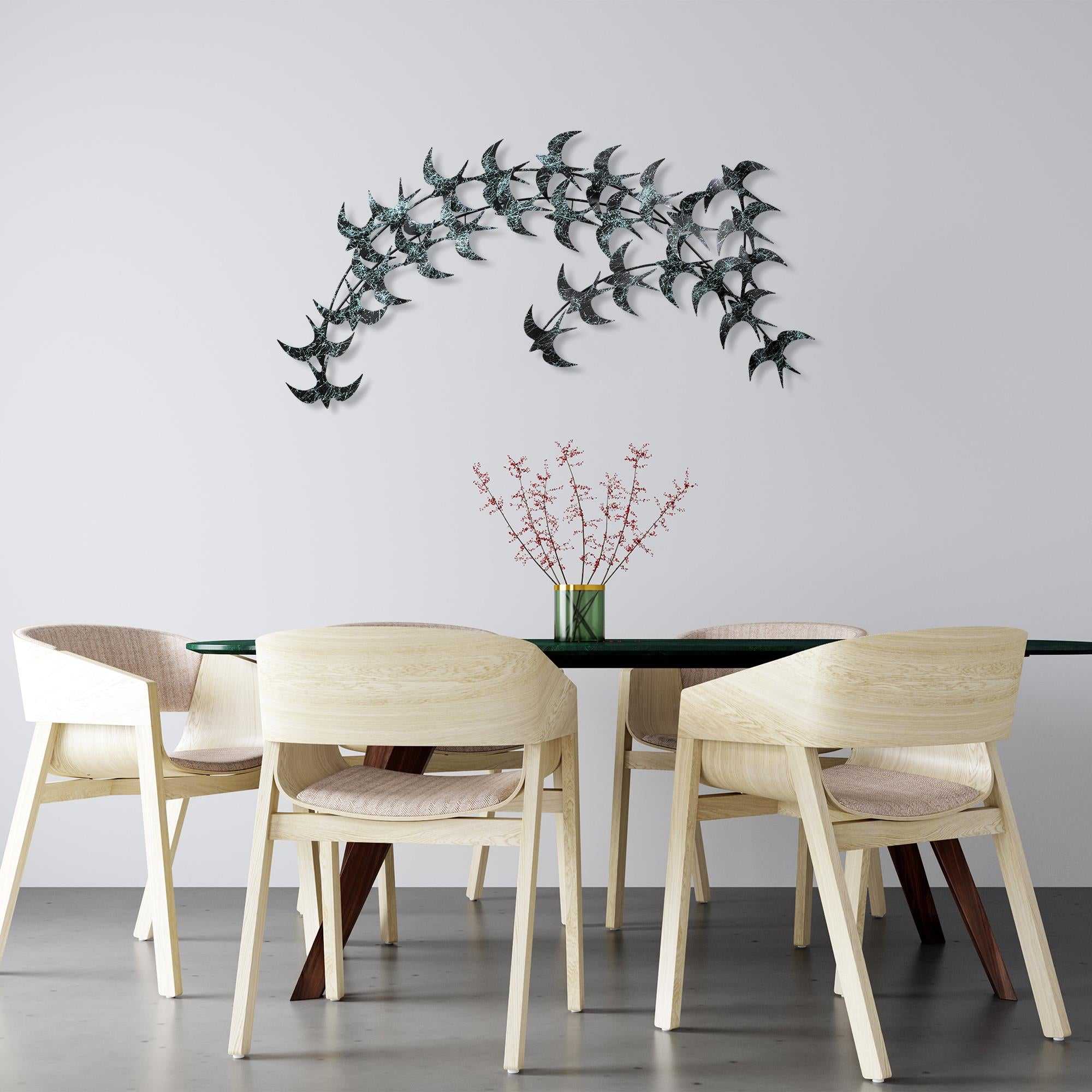 BYS-057-A Dekoratif Metal Duvar Tablosu | ByLamp