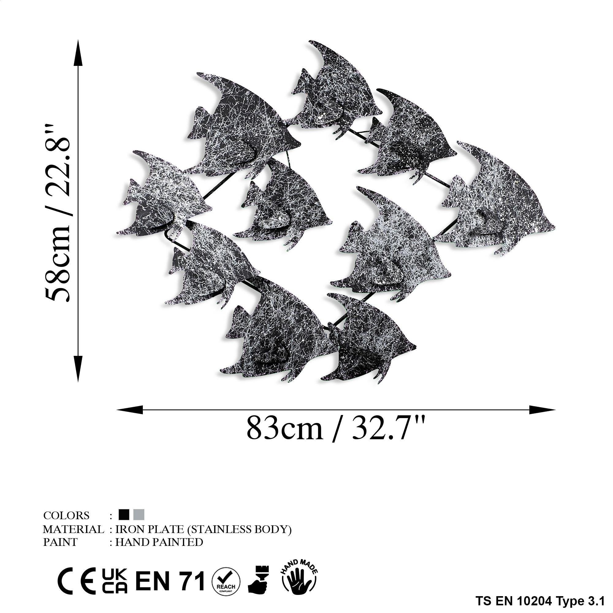 BYS-068-A Dekoratif Metal Duvar Tablosu | ByLamp