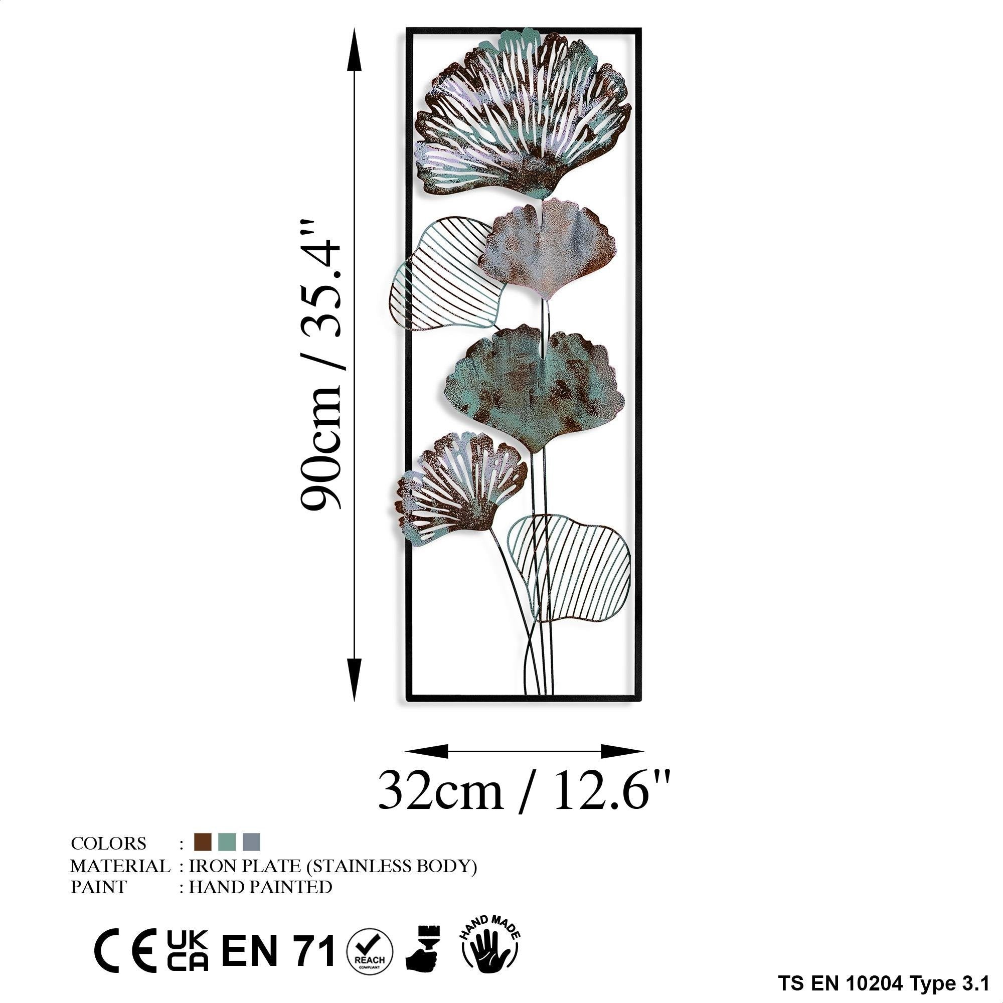 BYS-075-B Dekoratif Metal Duvar Tablosu | ByLamp